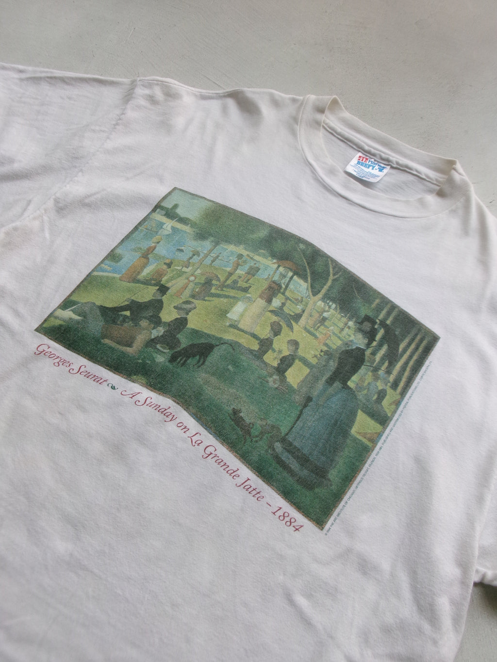 90s Georges Seurat art tee
