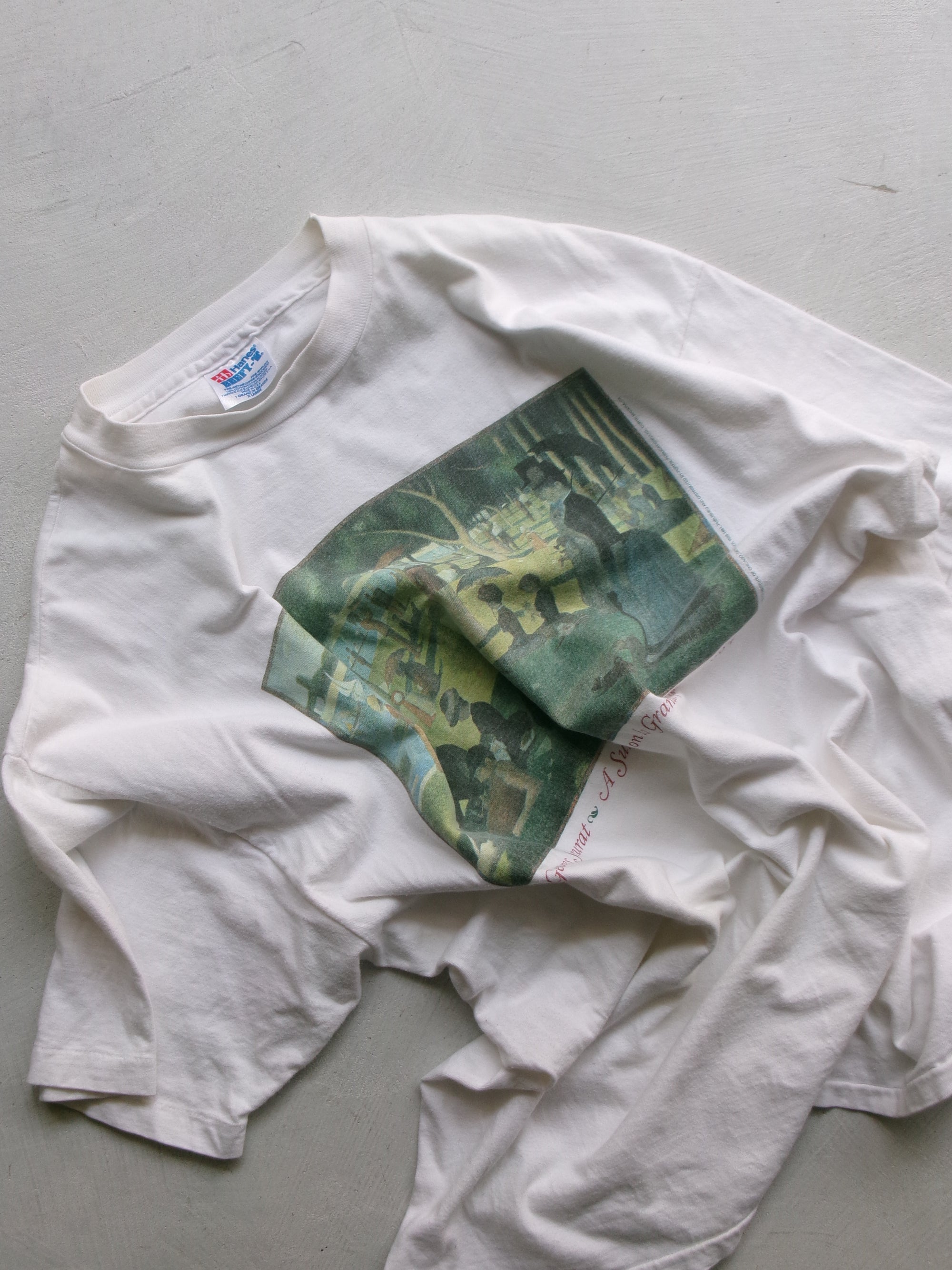 90s Georges Seurat art tee