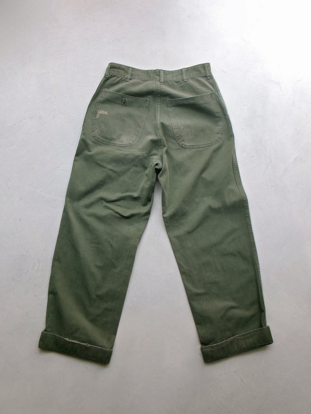 50s herringbone military pants