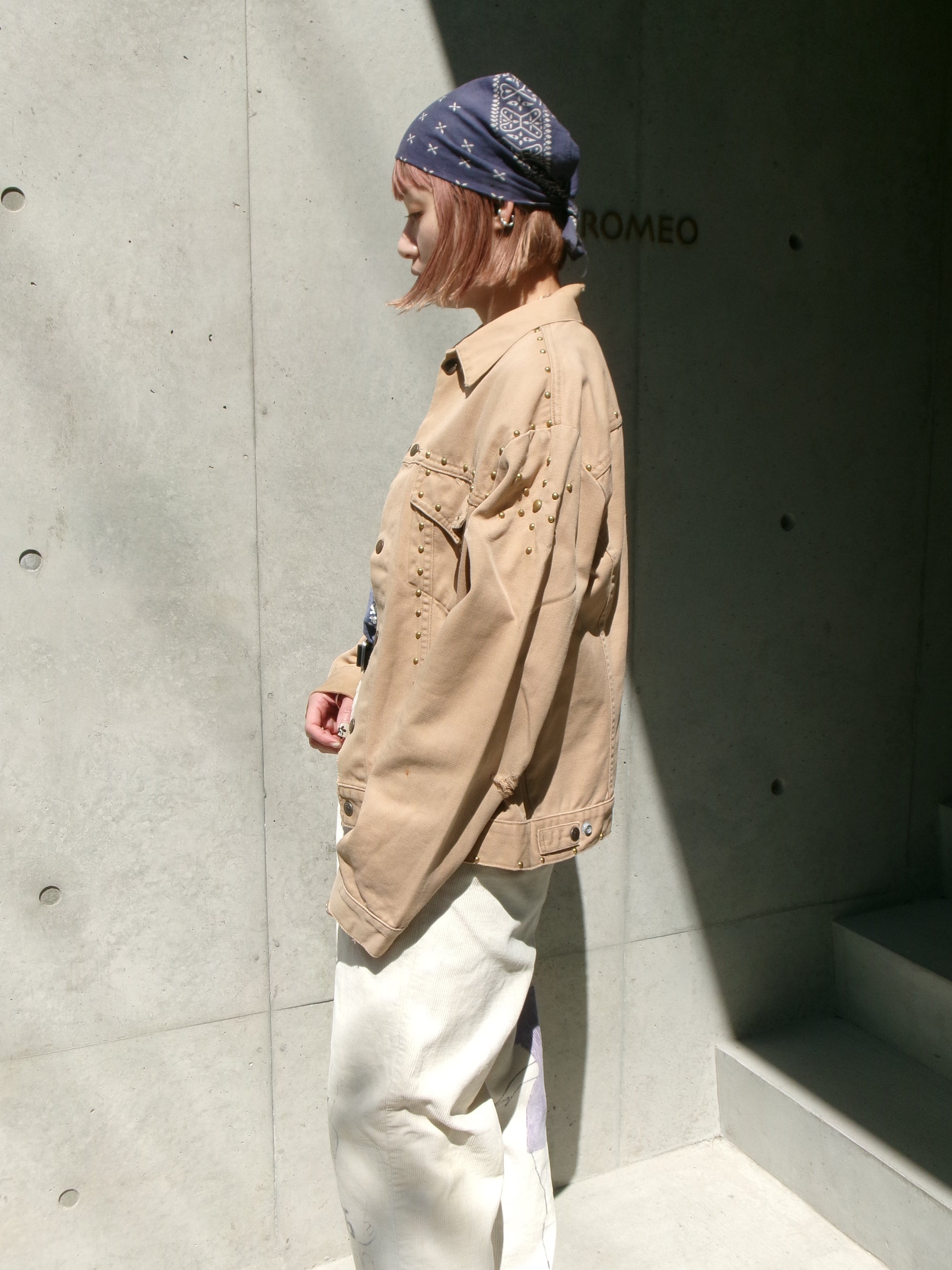 70s LEVIS studs beige jacket