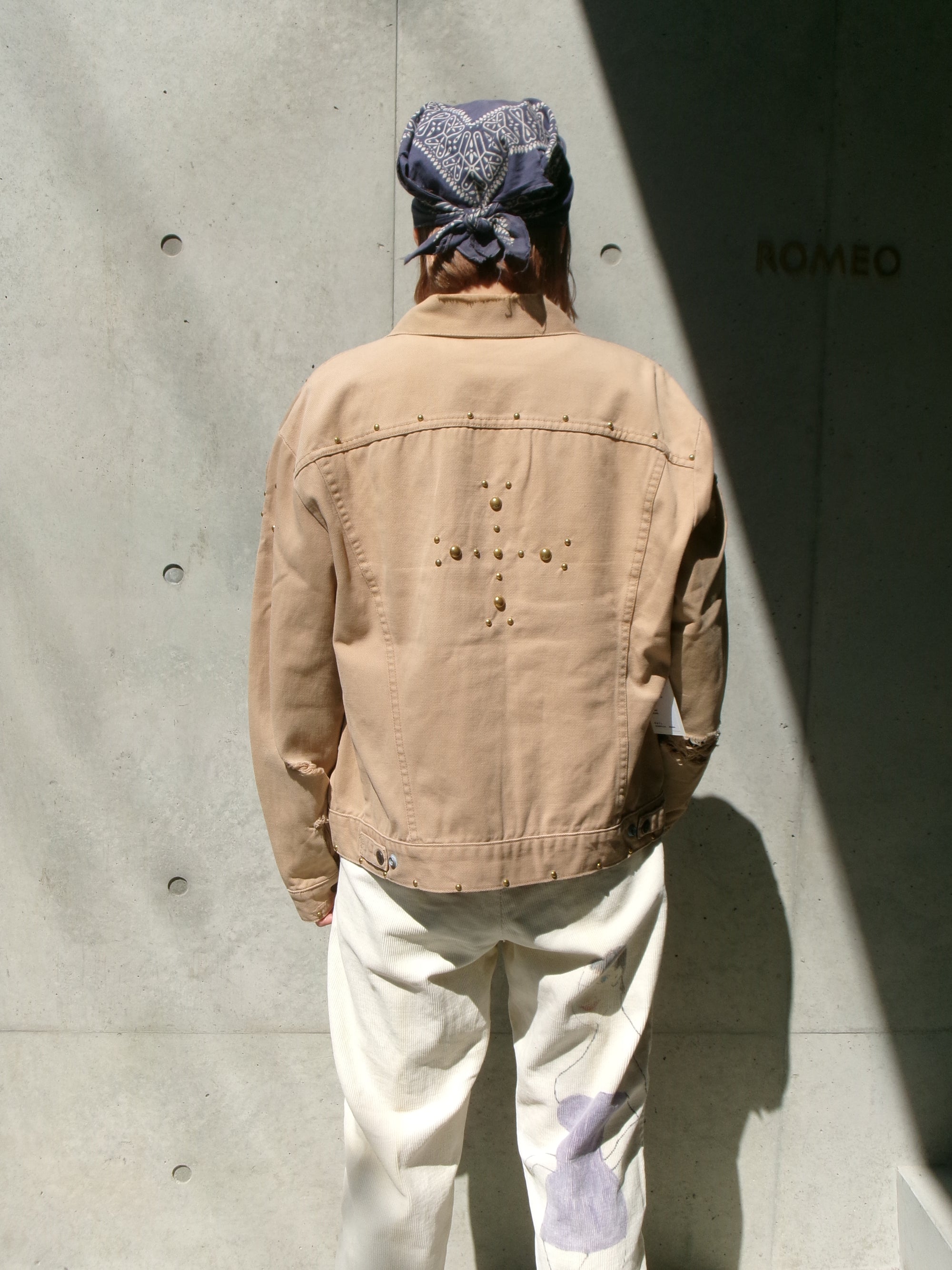70s LEVIS studs beige jacket
