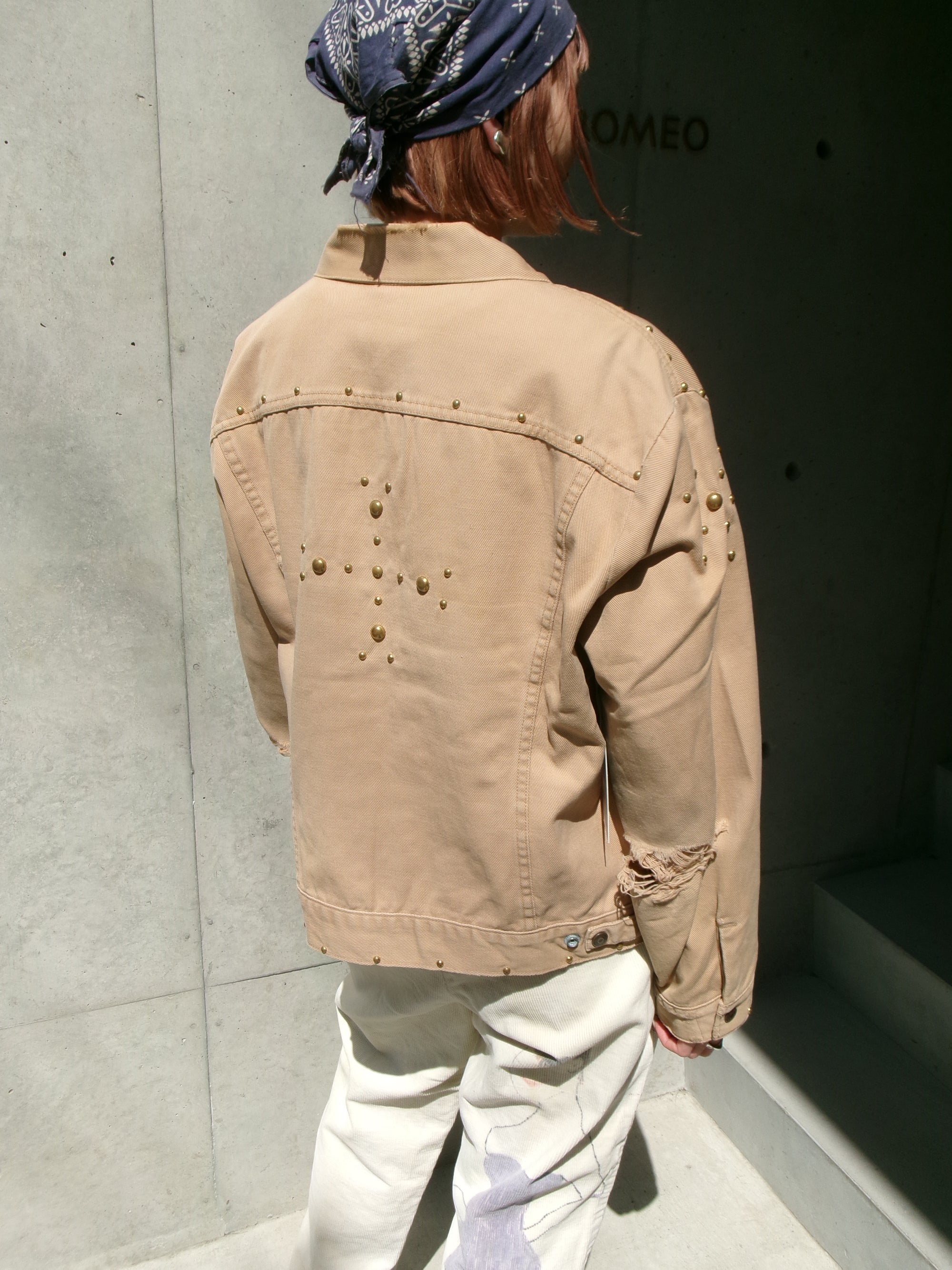 70s LEVIS studs beige jacket