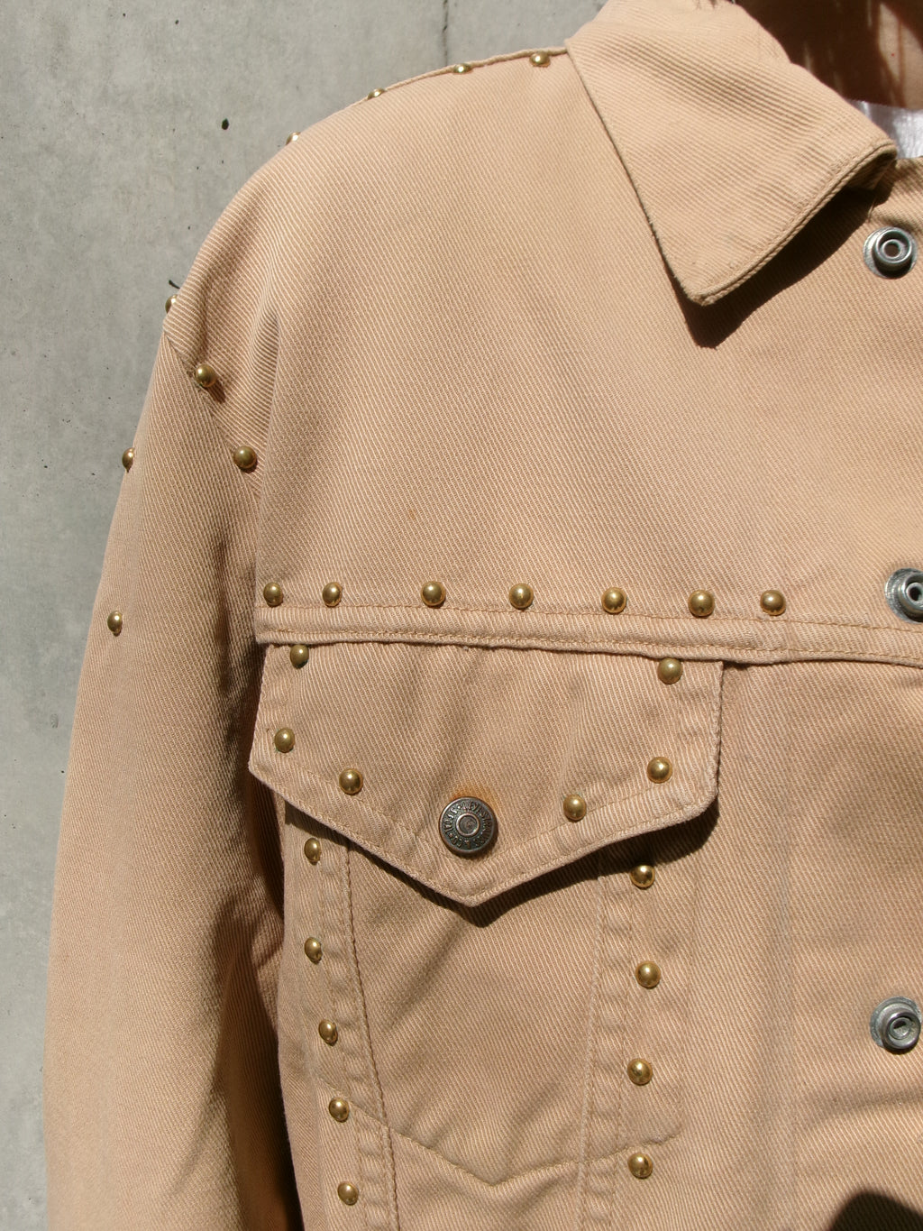 70s LEVIS studs beige jacket