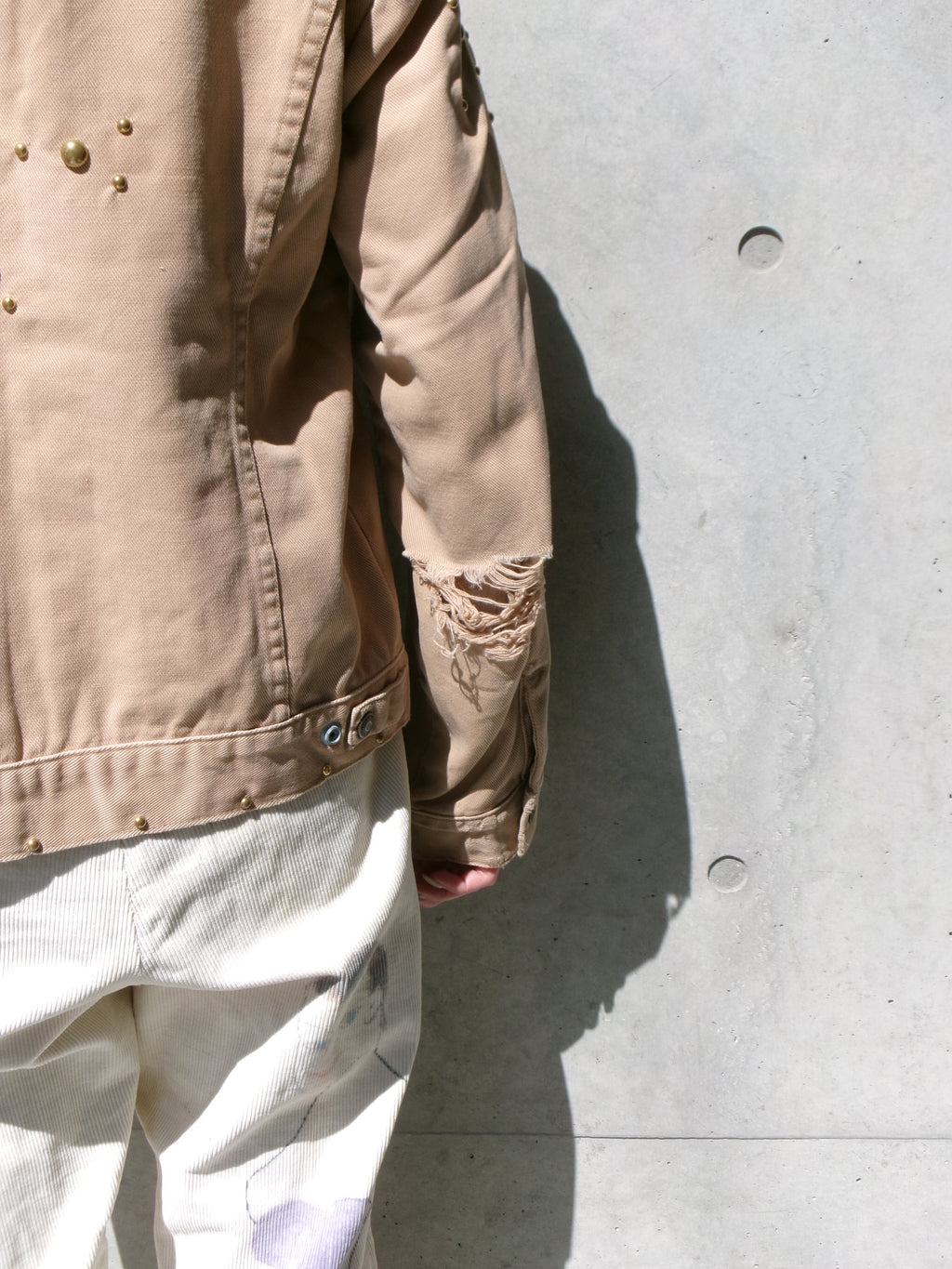 70s LEVIS studs beige jacket
