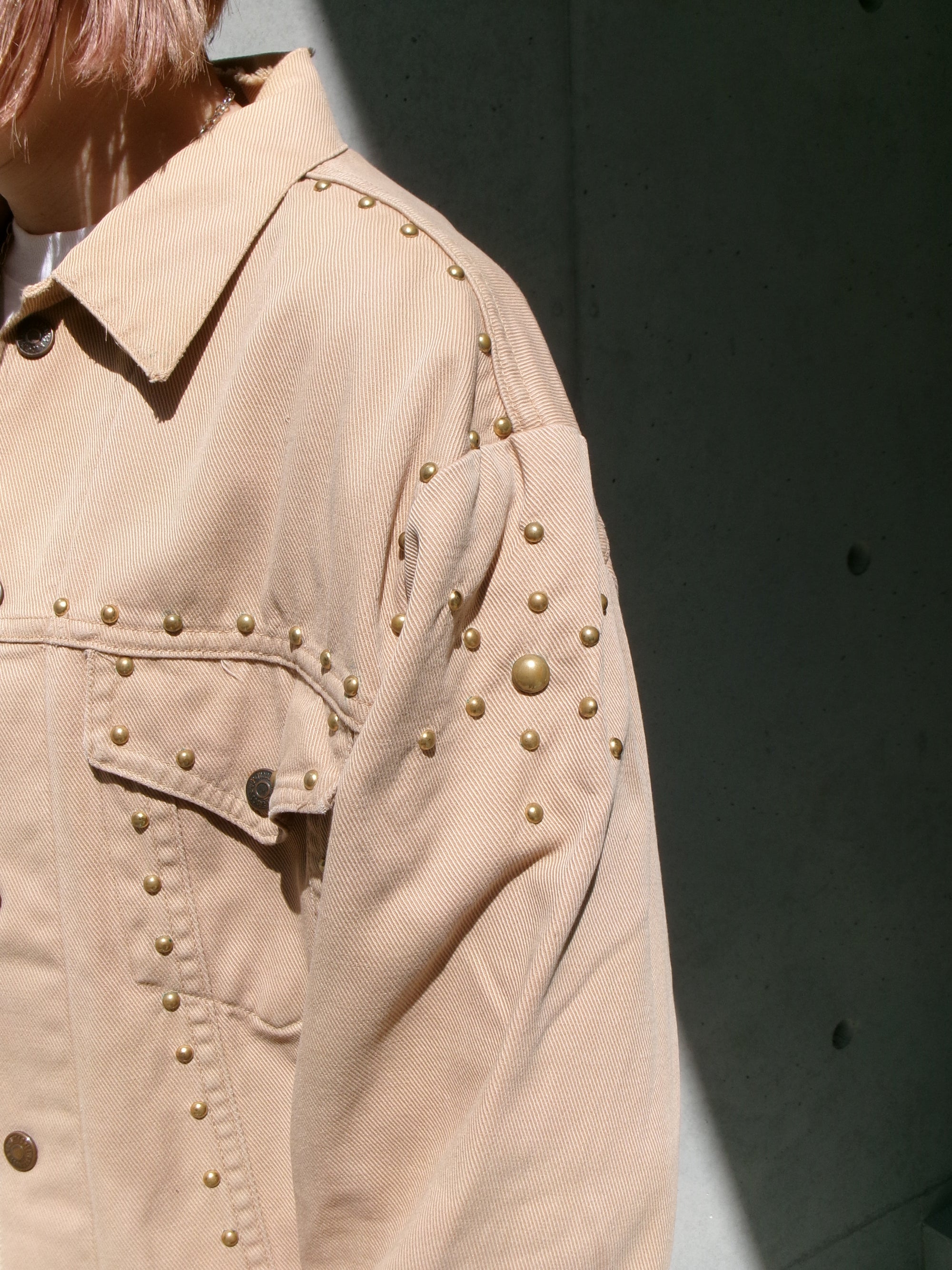 70s LEVIS studs beige jacket