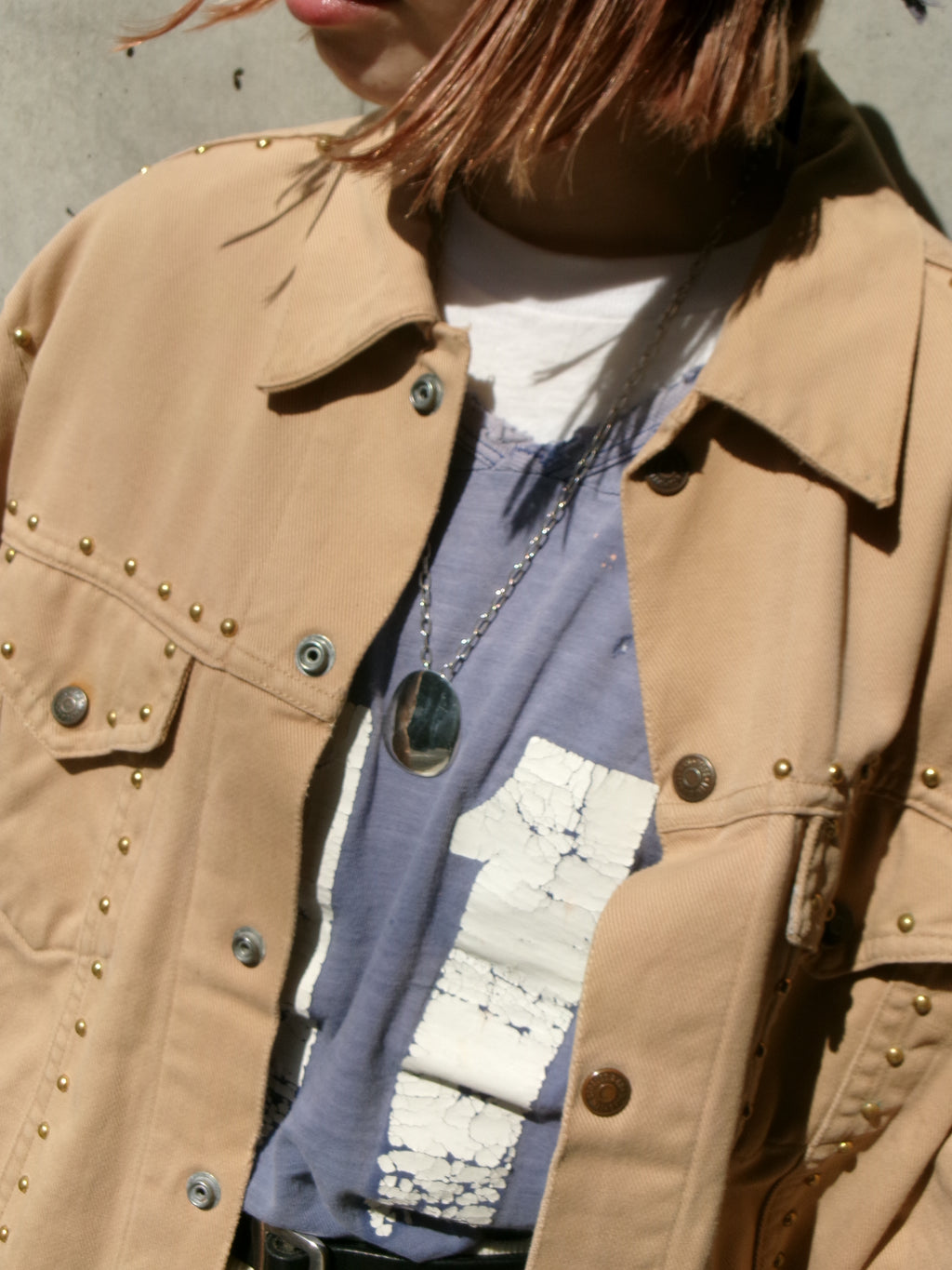 70s LEVIS studs beige jacket