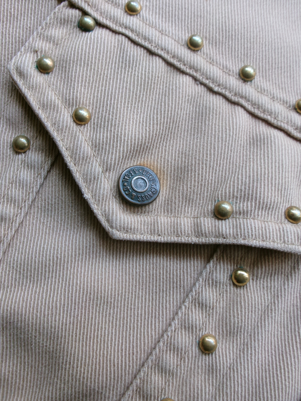 70s LEVIS studs beige jacket