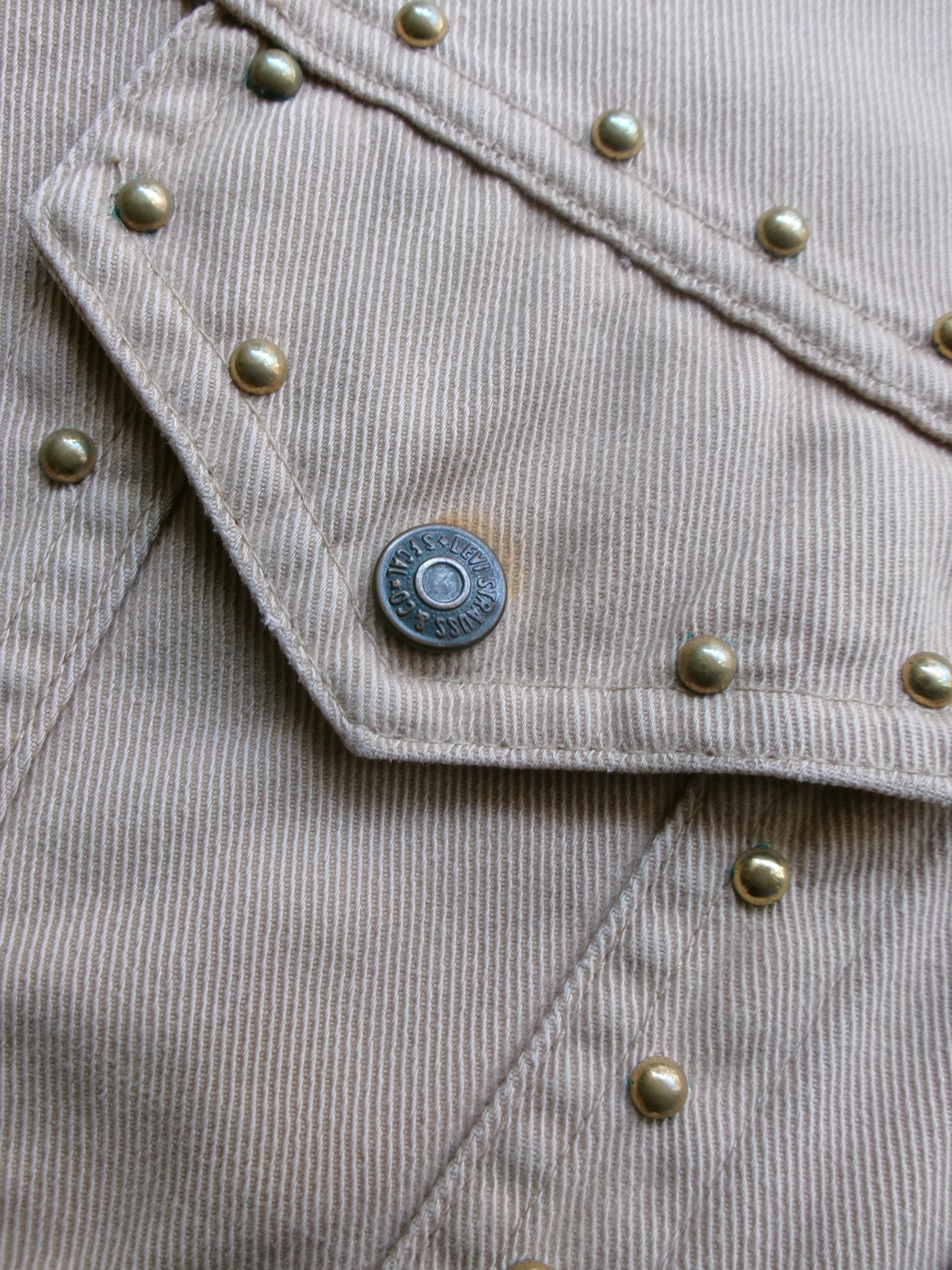 70s LEVIS studs beige jacket