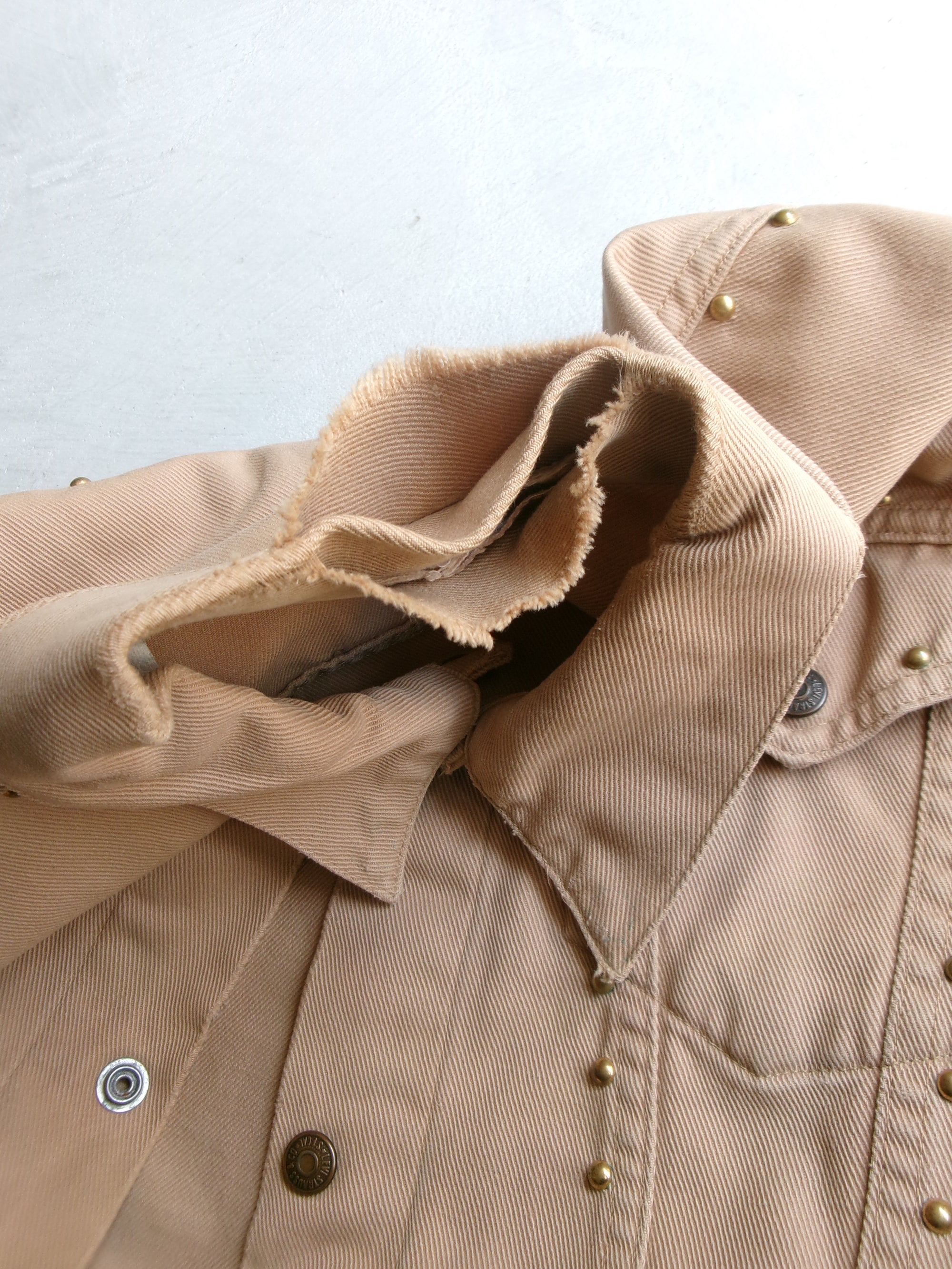 70s LEVIS studs beige jacket