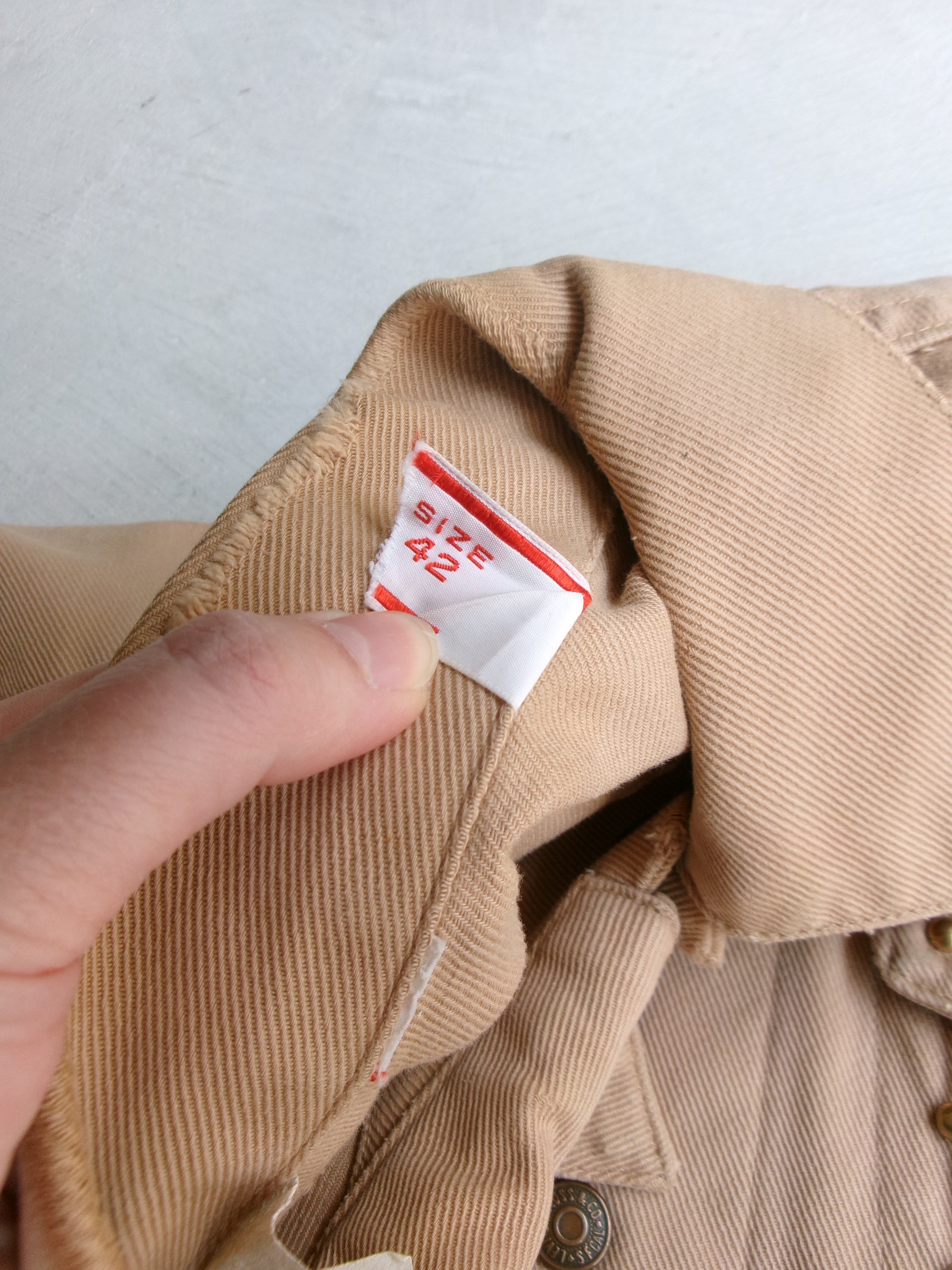 70s LEVIS studs beige jacket