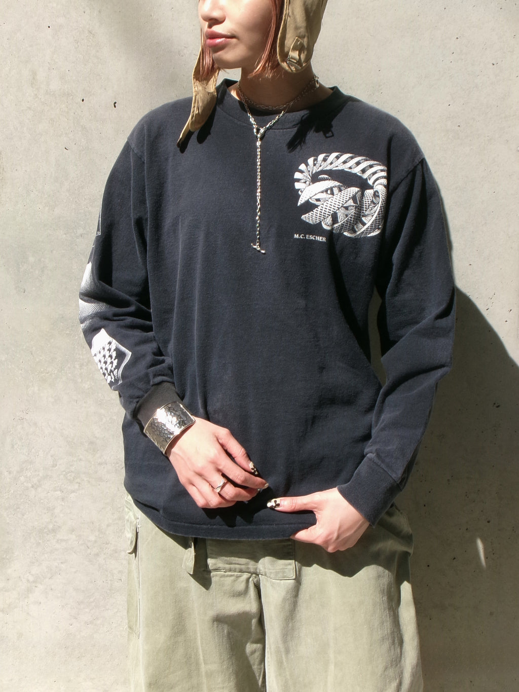 90s M.C. Escher long sleeve tee