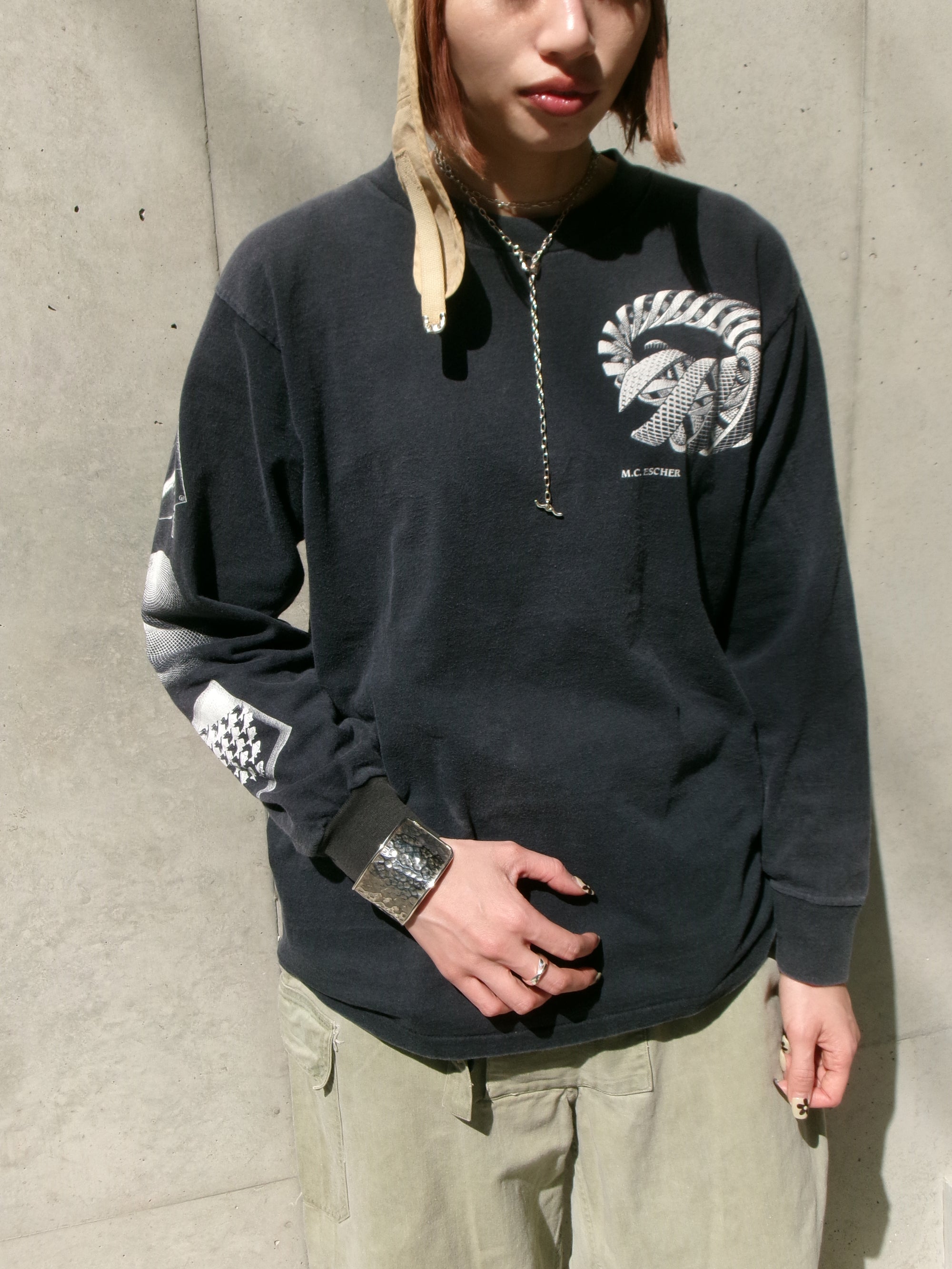 90s M.C. Escher long sleeve tee
