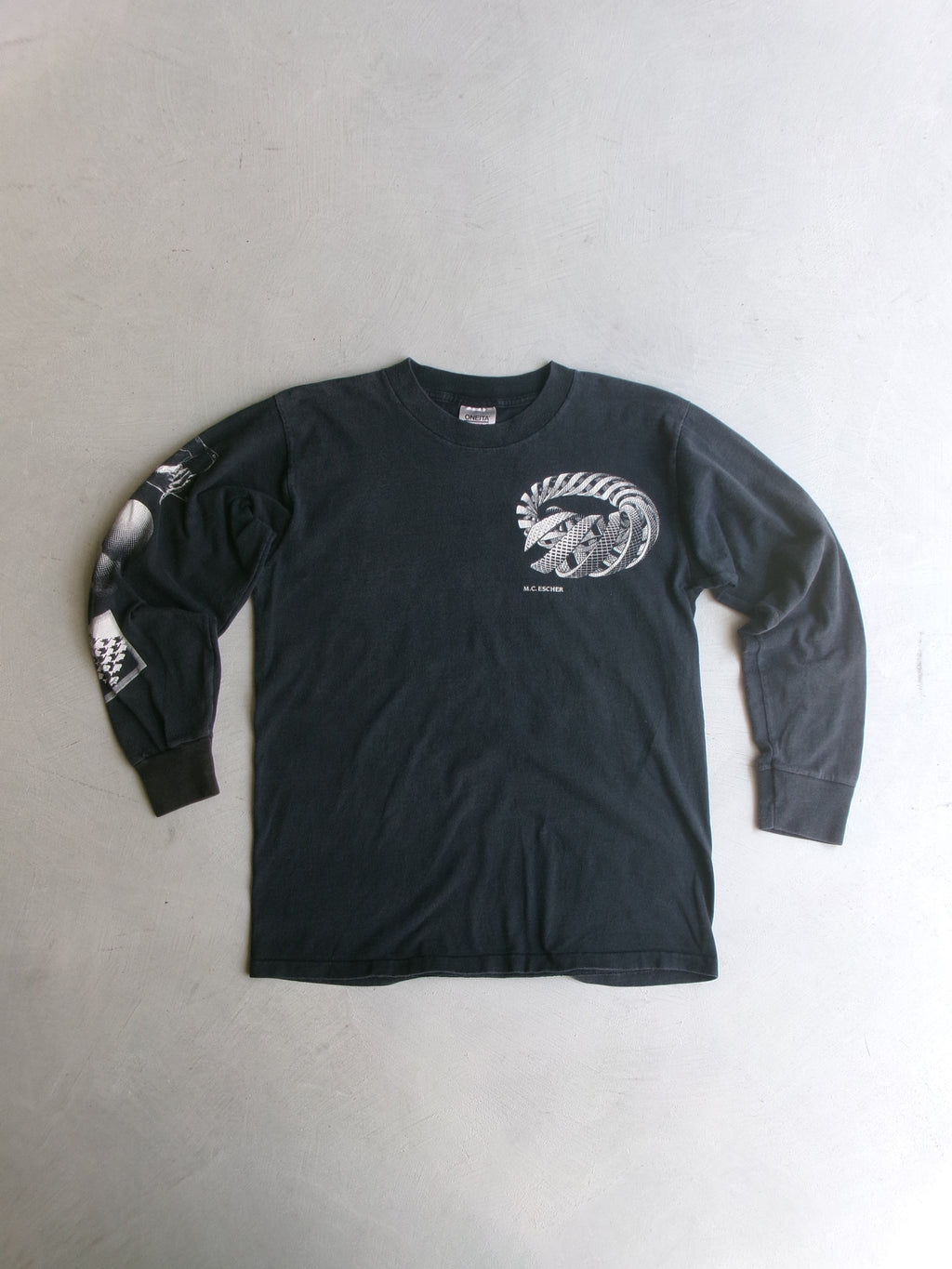 90s M.C. Escher long sleeve tee