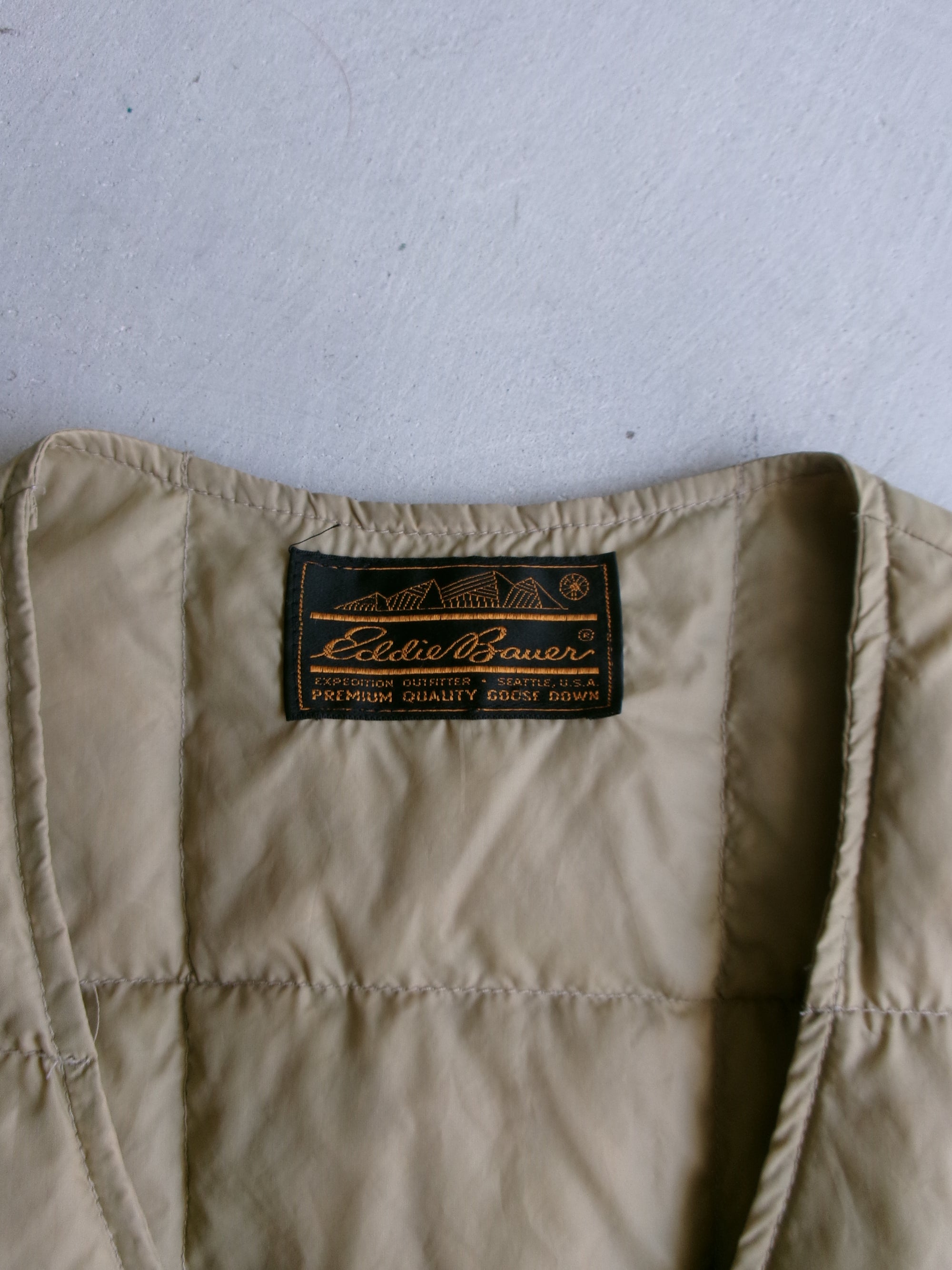 80s eddie bauer goose down vest