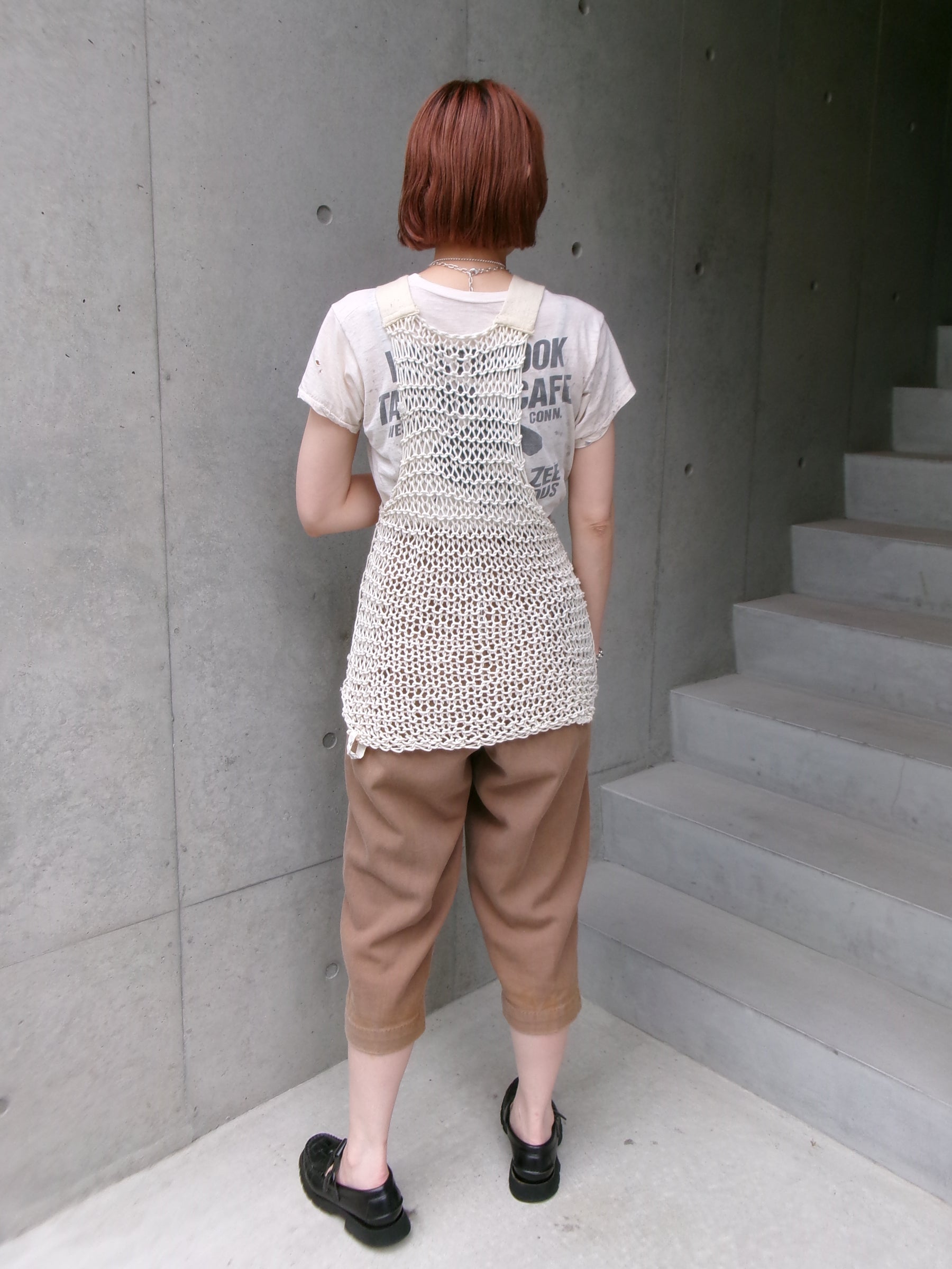 40s rope net tank top