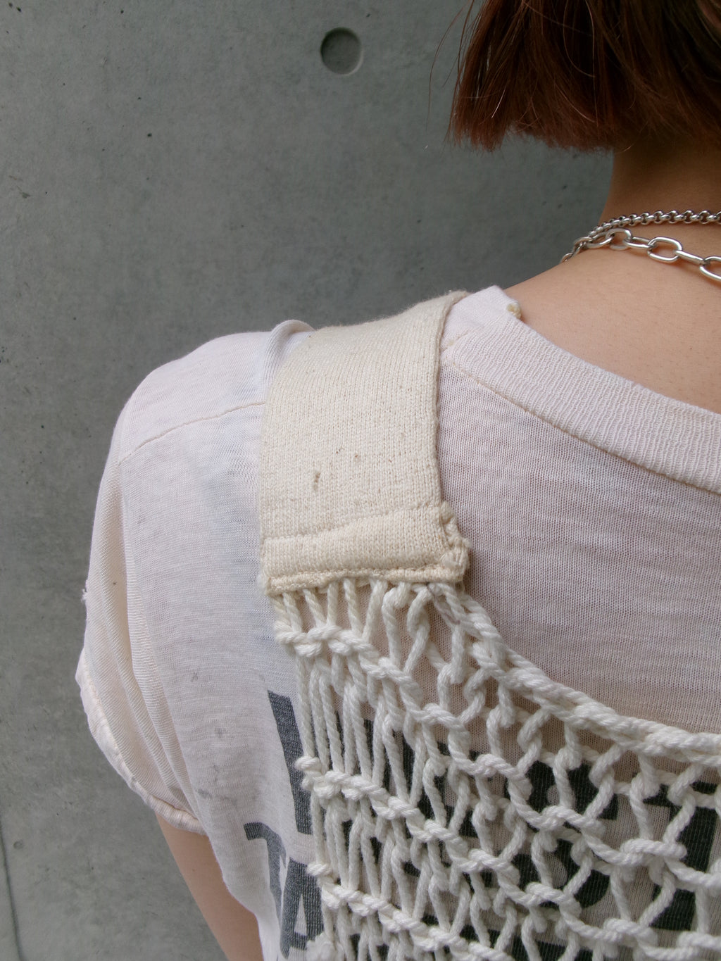 40s rope net tank top