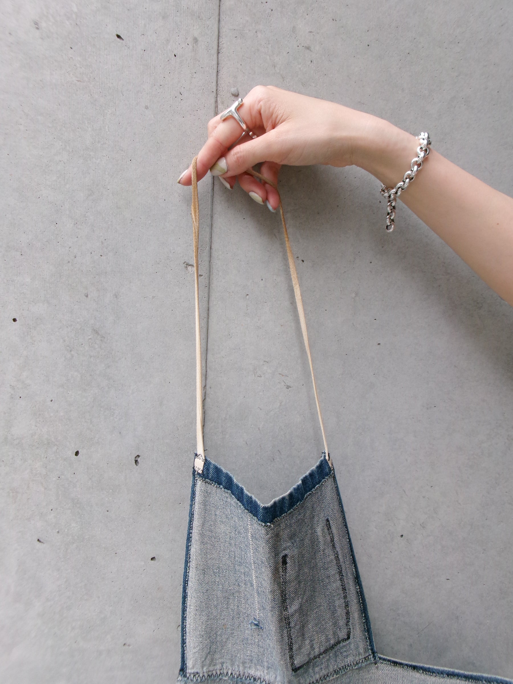 60s denim apron