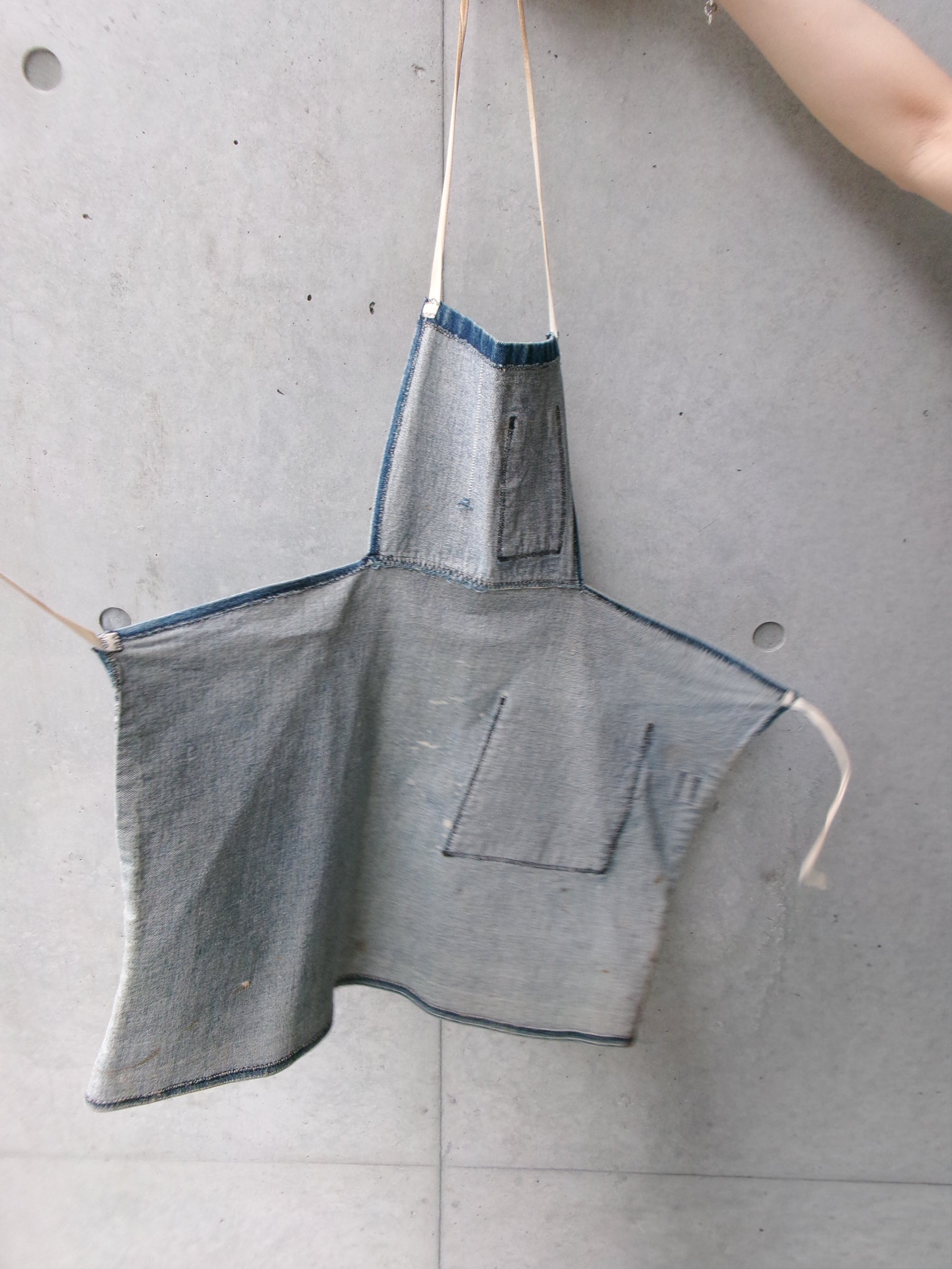 60s denim apron