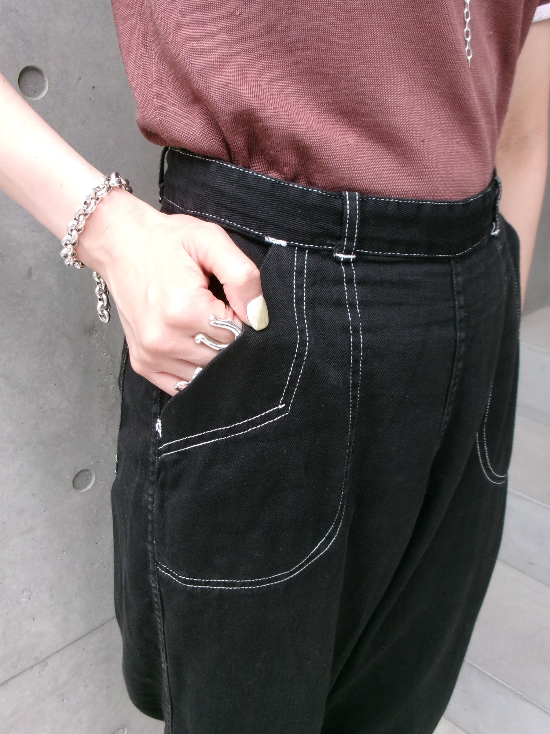 50s stitch ranch pants