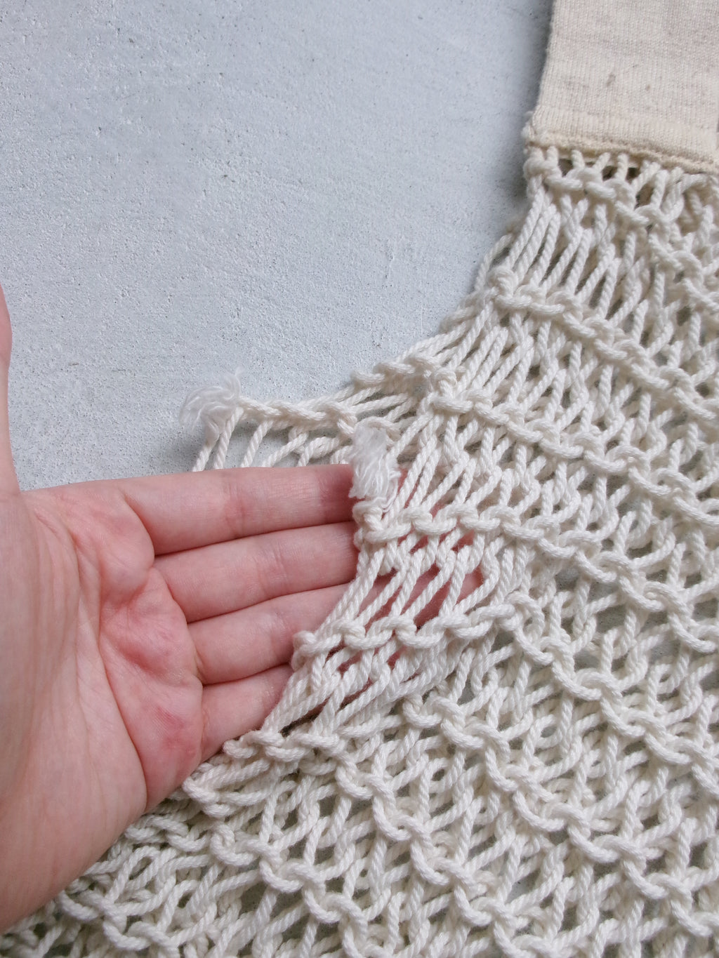 40s rope net tank top
