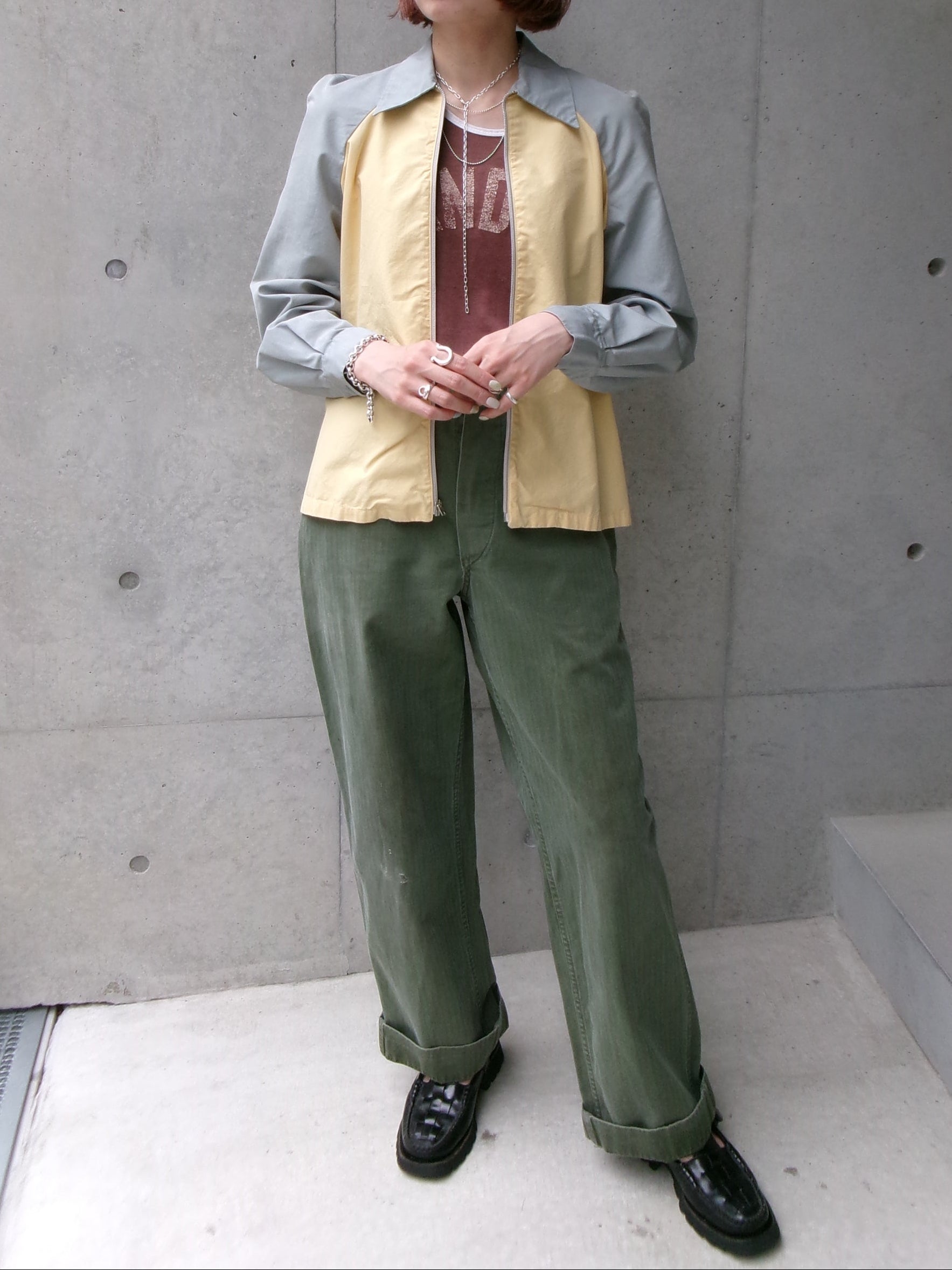 60s bi-color sports jacket