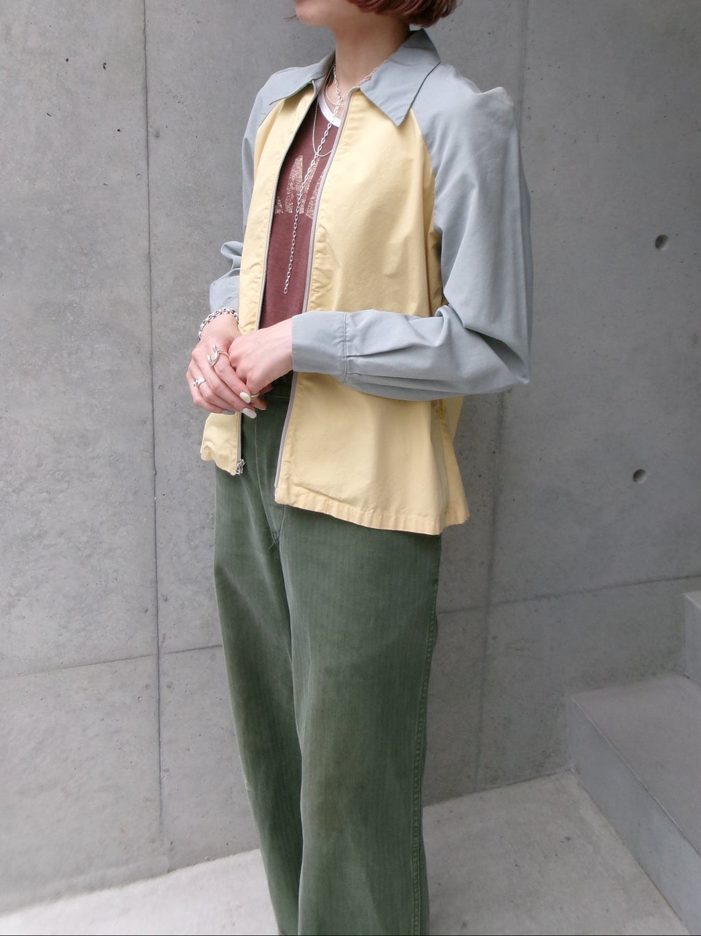 60s bi-color sports jacket