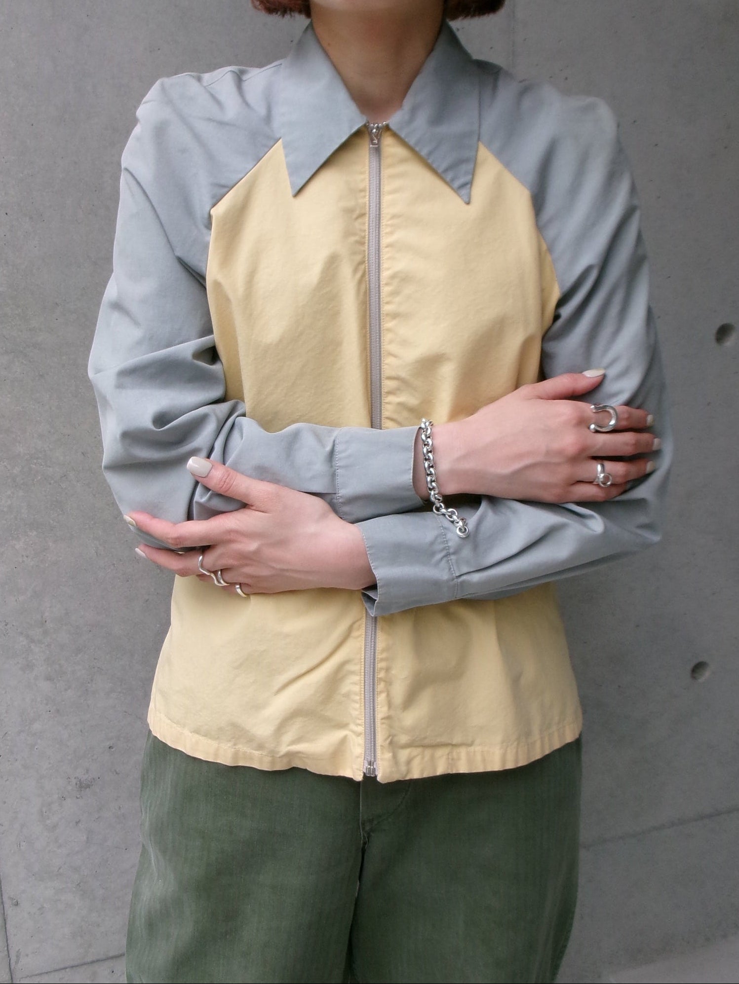 60s bi-color sports jacket