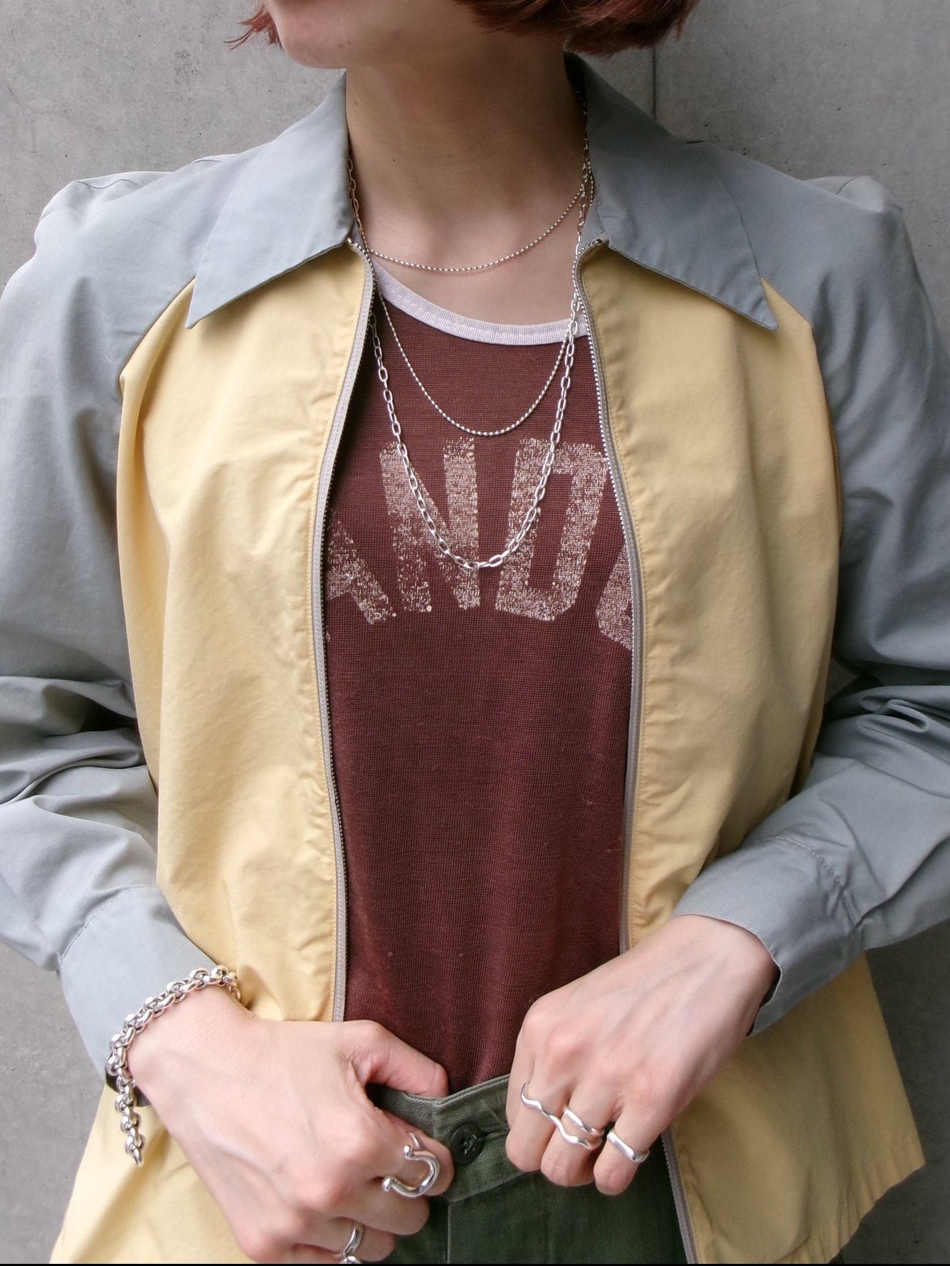 60s bi-color sports jacket