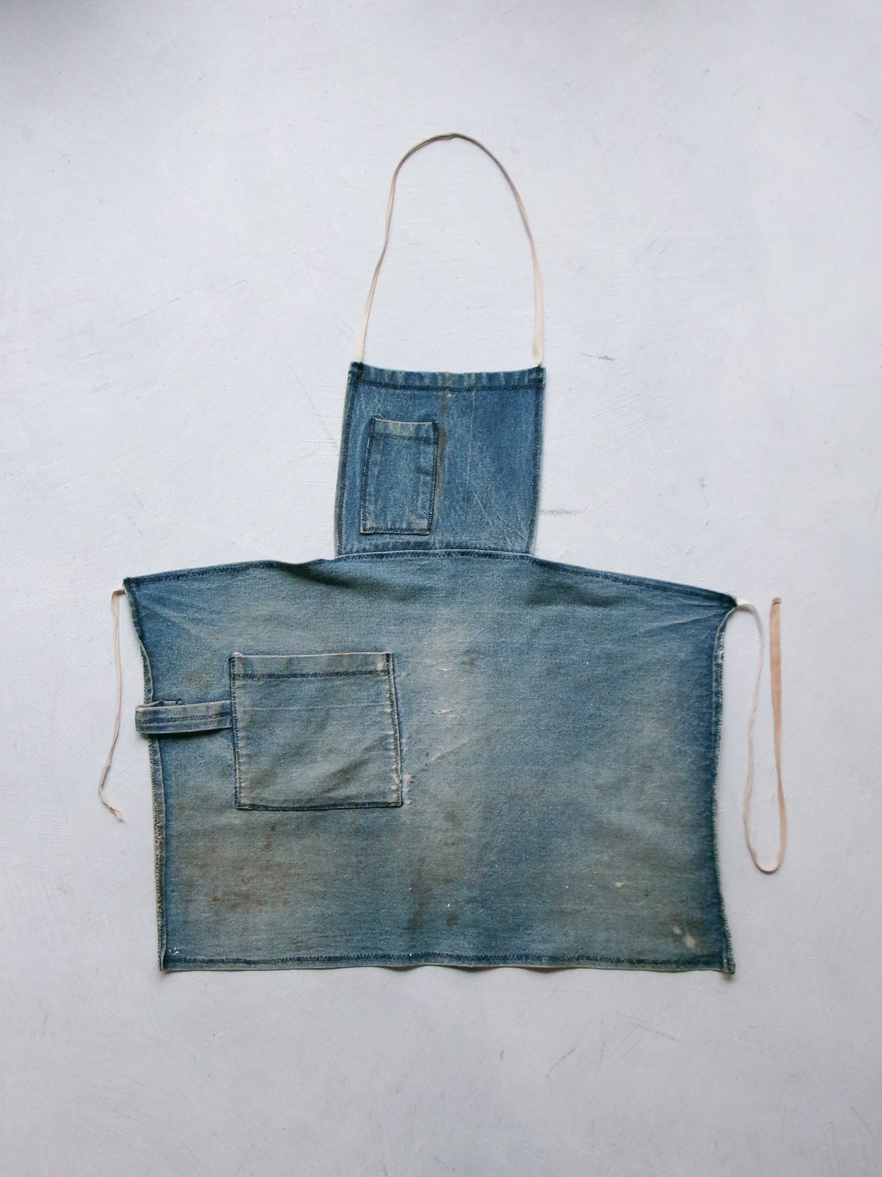60s denim apron