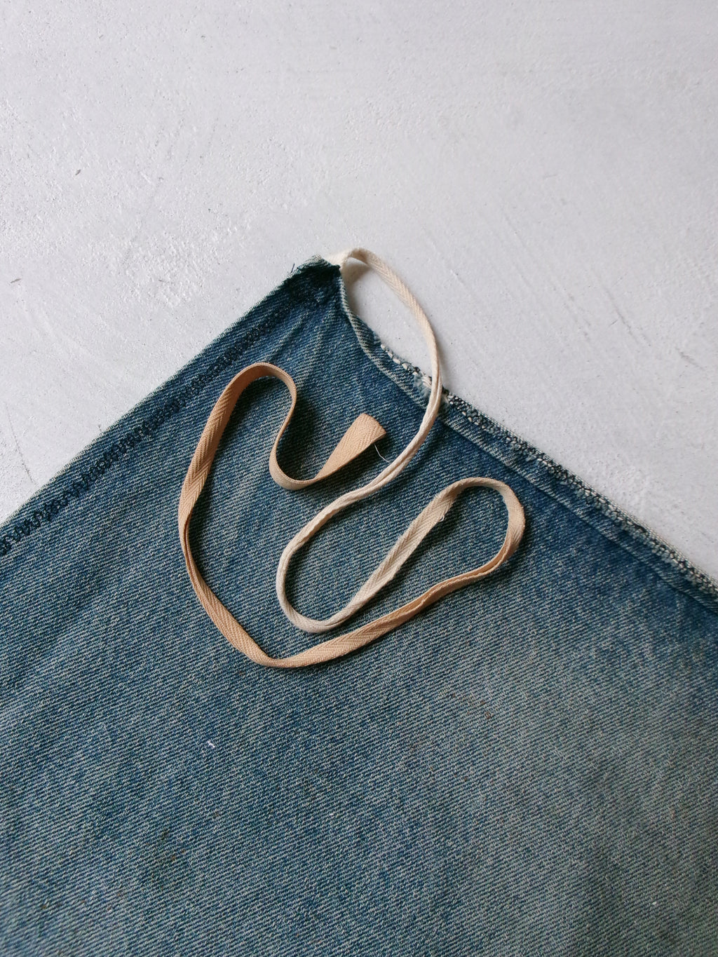 60s denim apron