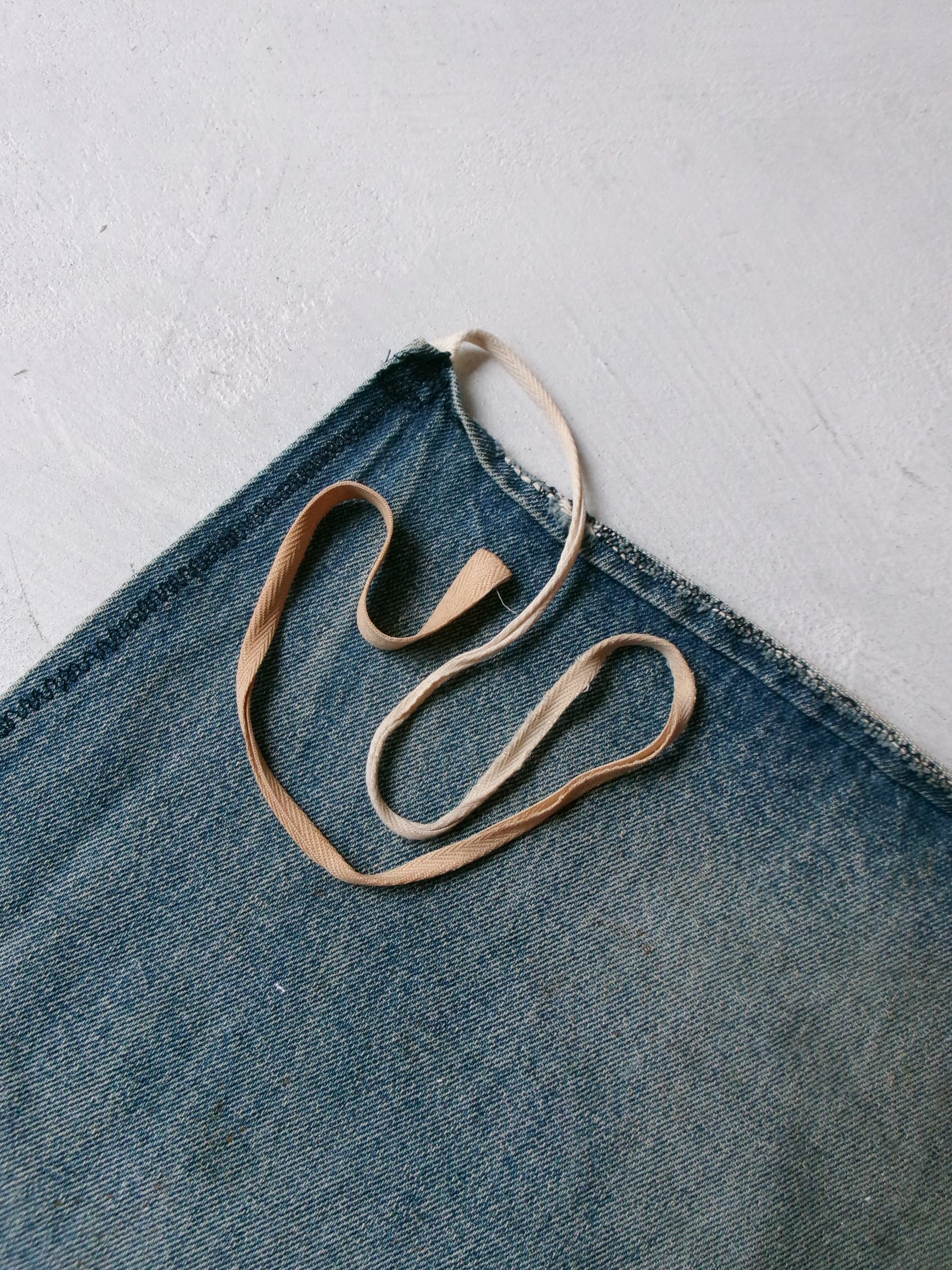 60s denim apron