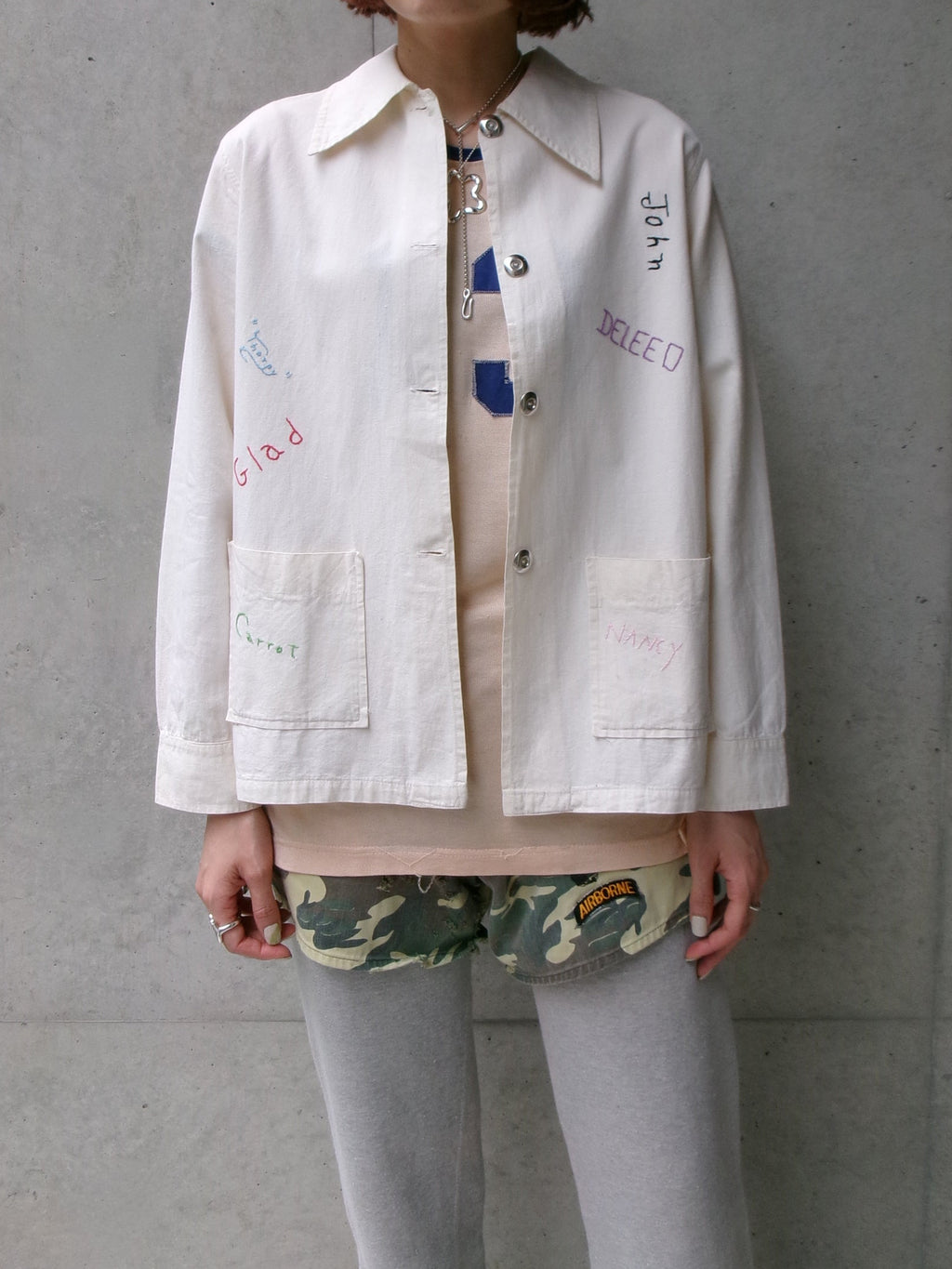 40s signature embroidery jacket　