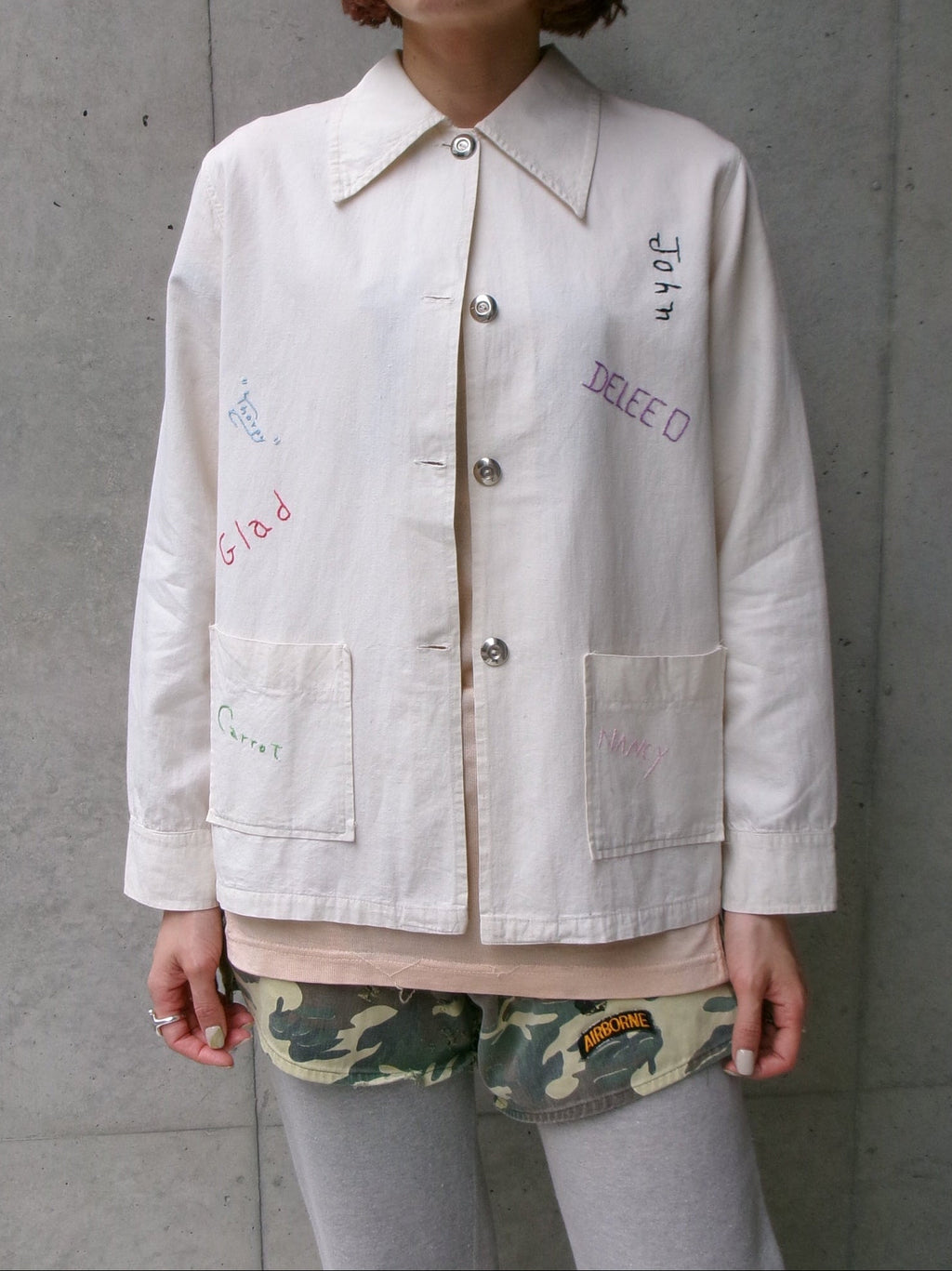 40s signature embroidery jacket　