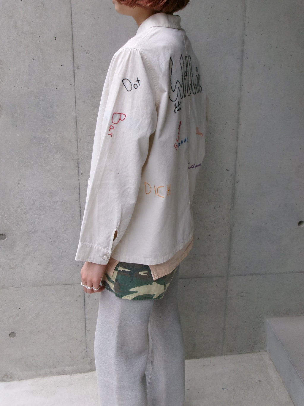 40s signature embroidery jacket　
