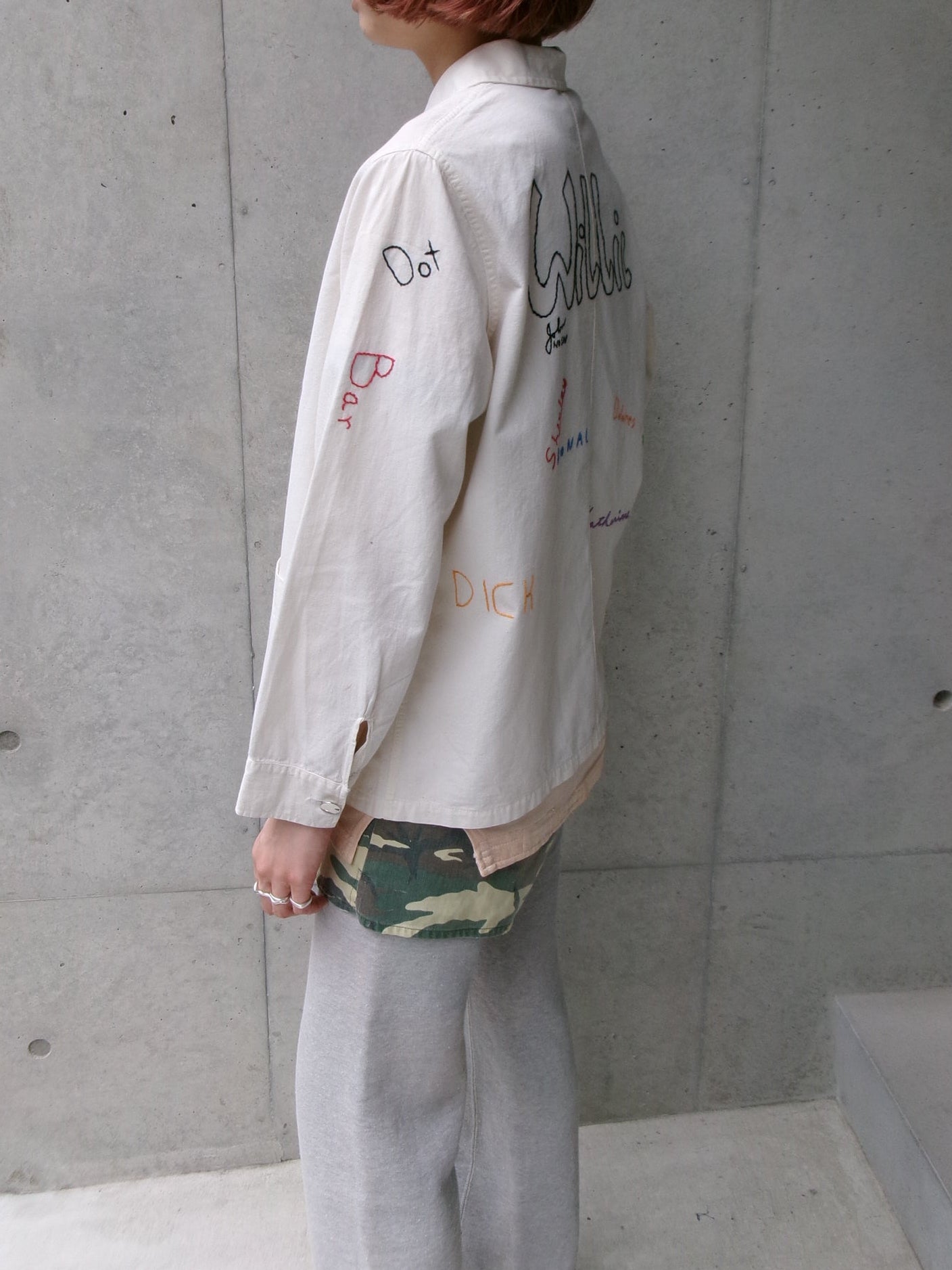 40s signature embroidery jacket　