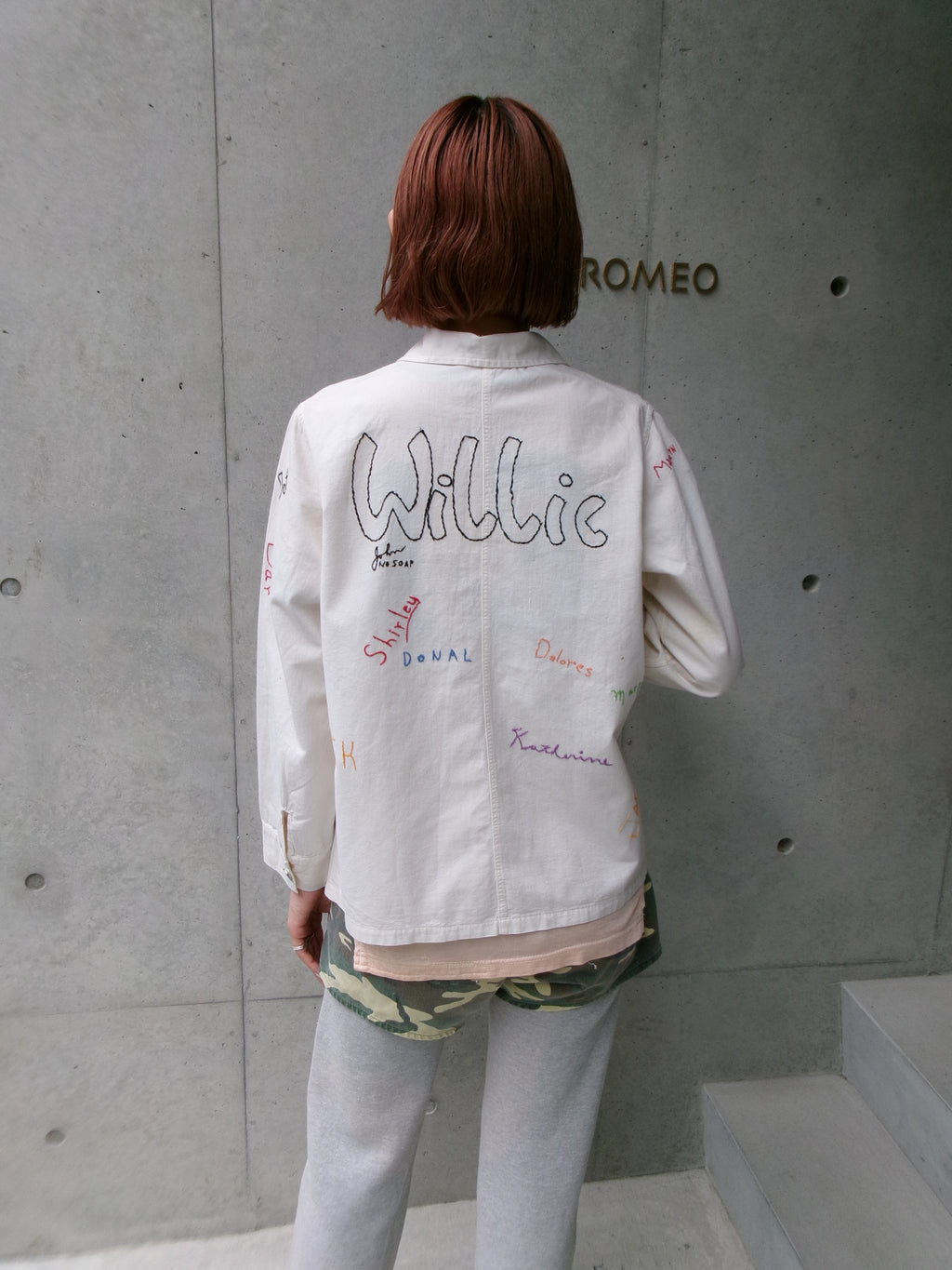 40s signature embroidery jacket　