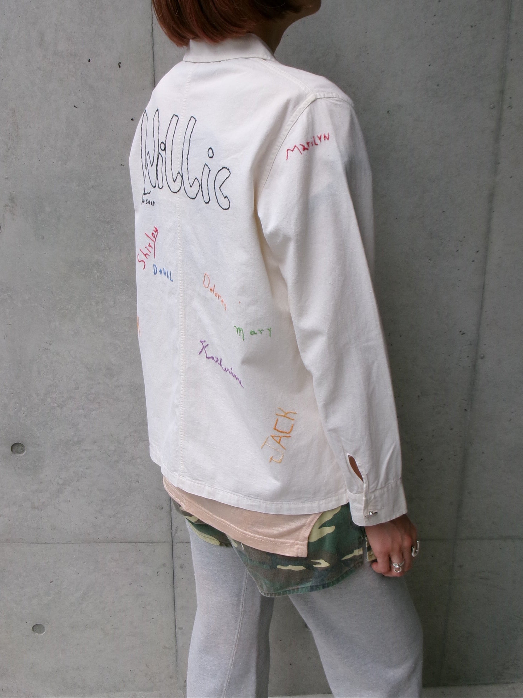 40s signature embroidery jacket　