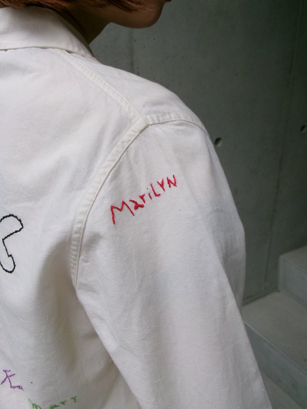 40s signature embroidery jacket　