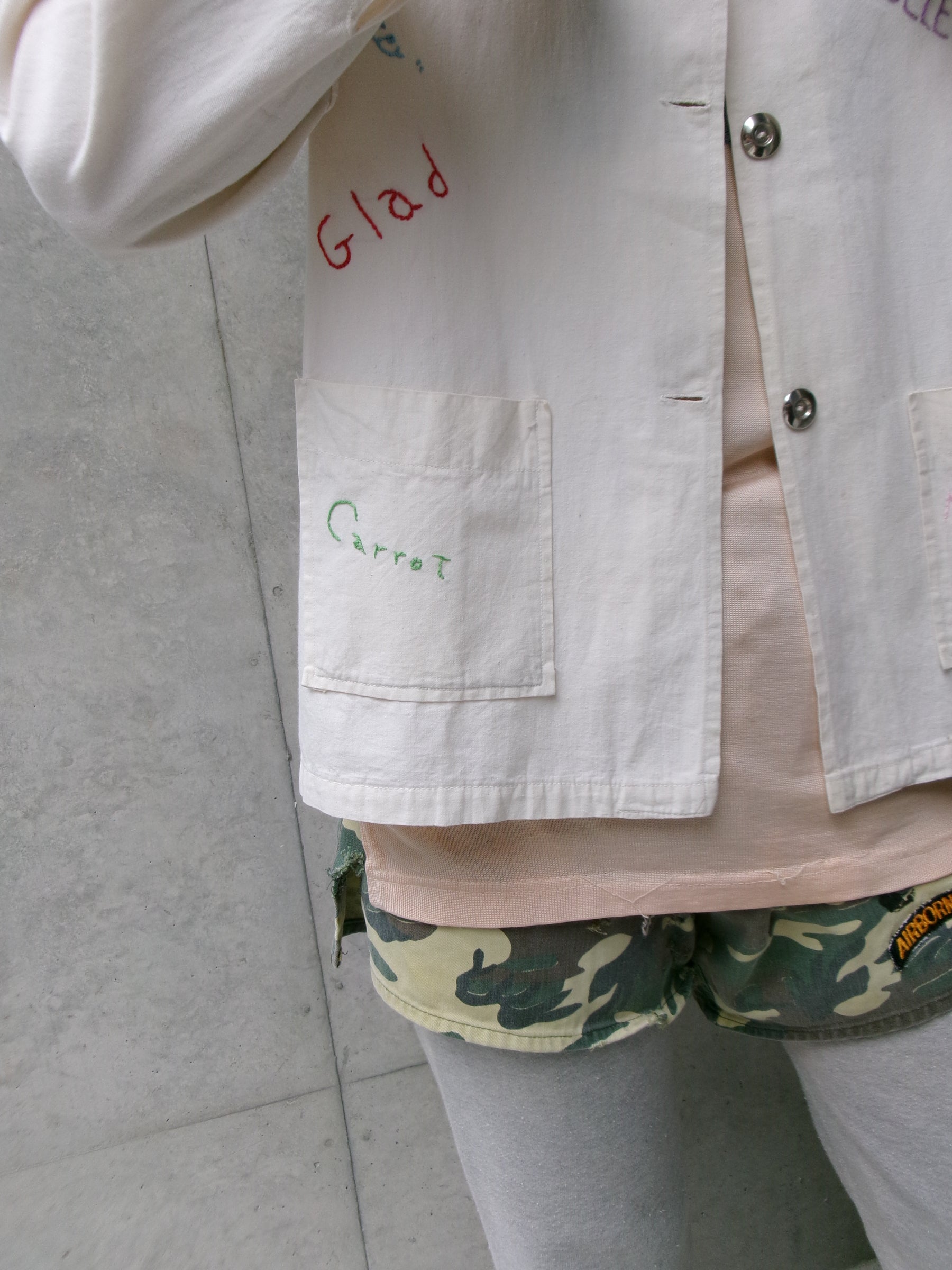 40s signature embroidery jacket　
