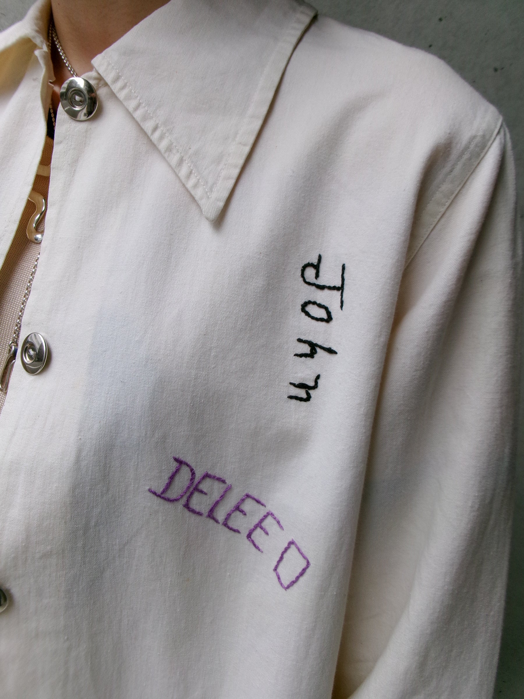 40s signature embroidery jacket　