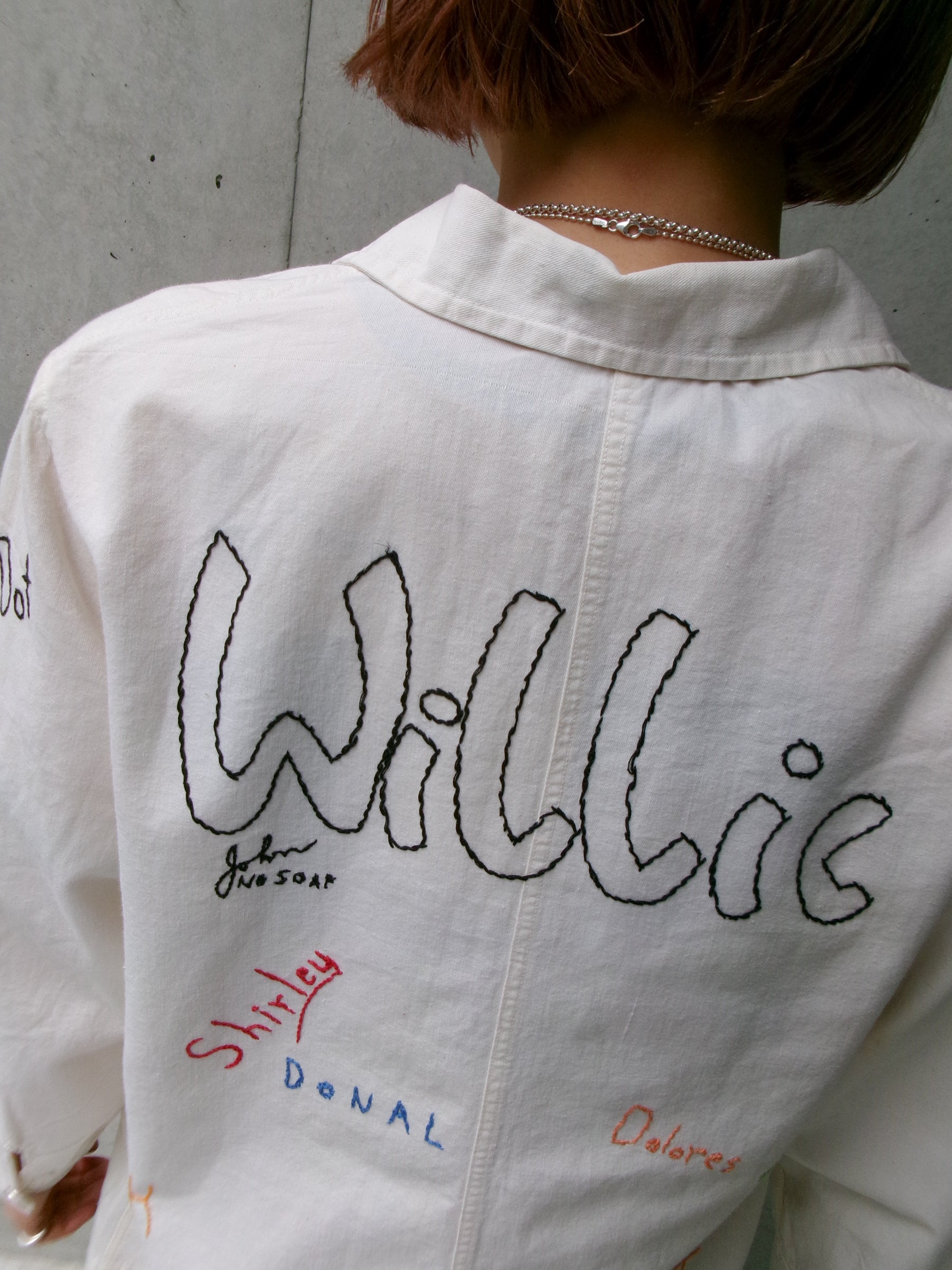40s signature embroidery jacket　
