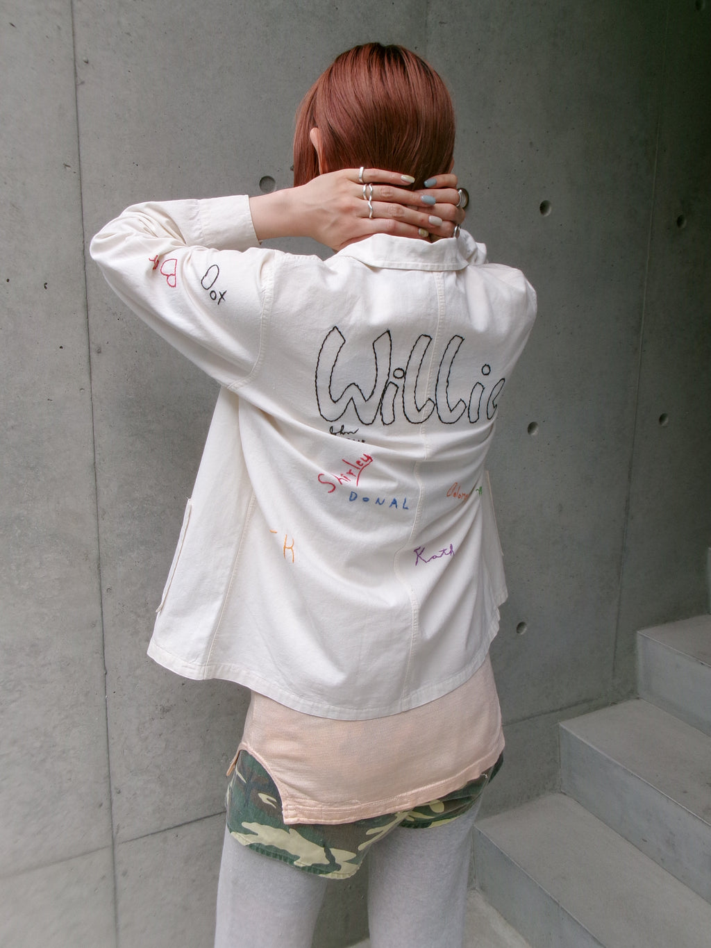 40s signature embroidery jacket　