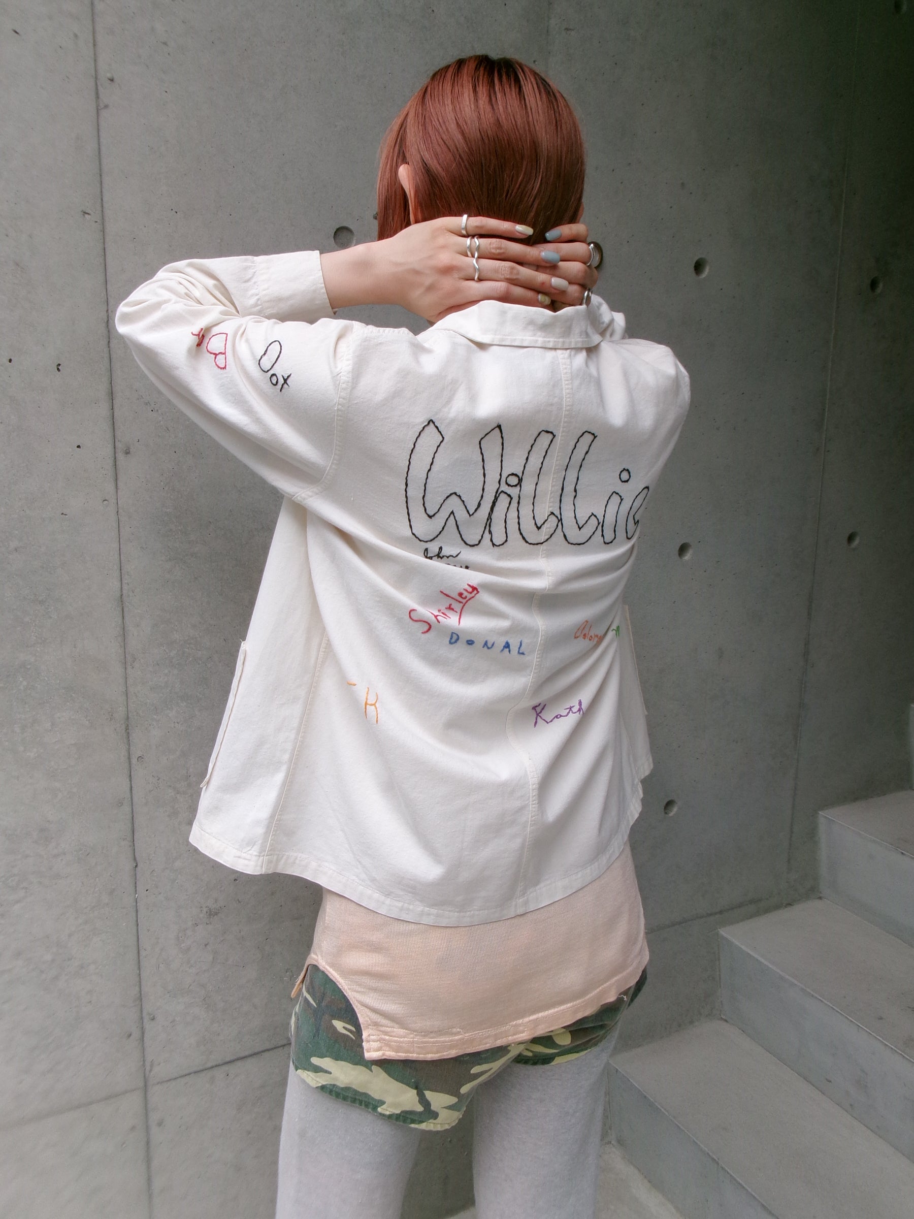 40s signature embroidery jacket　