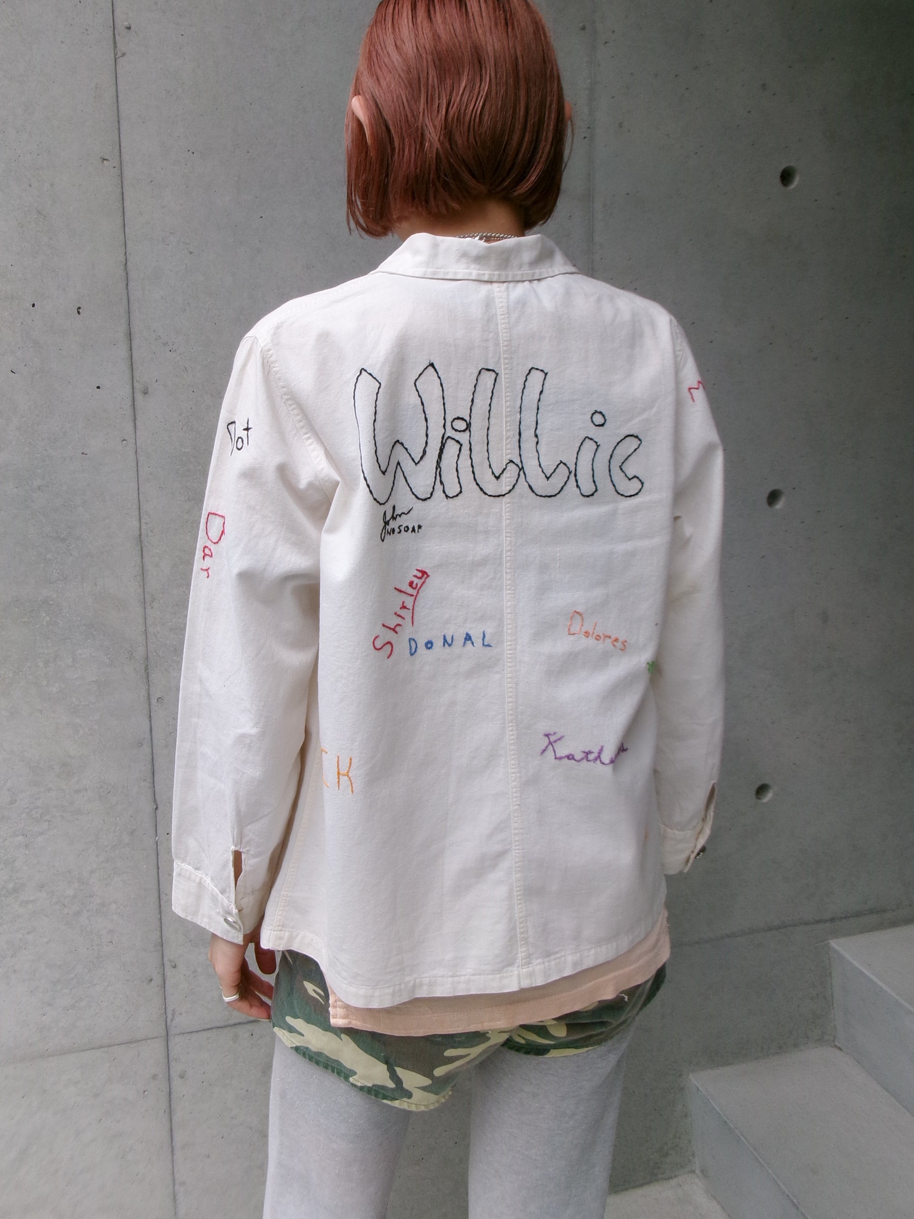 40s signature embroidery jacket　