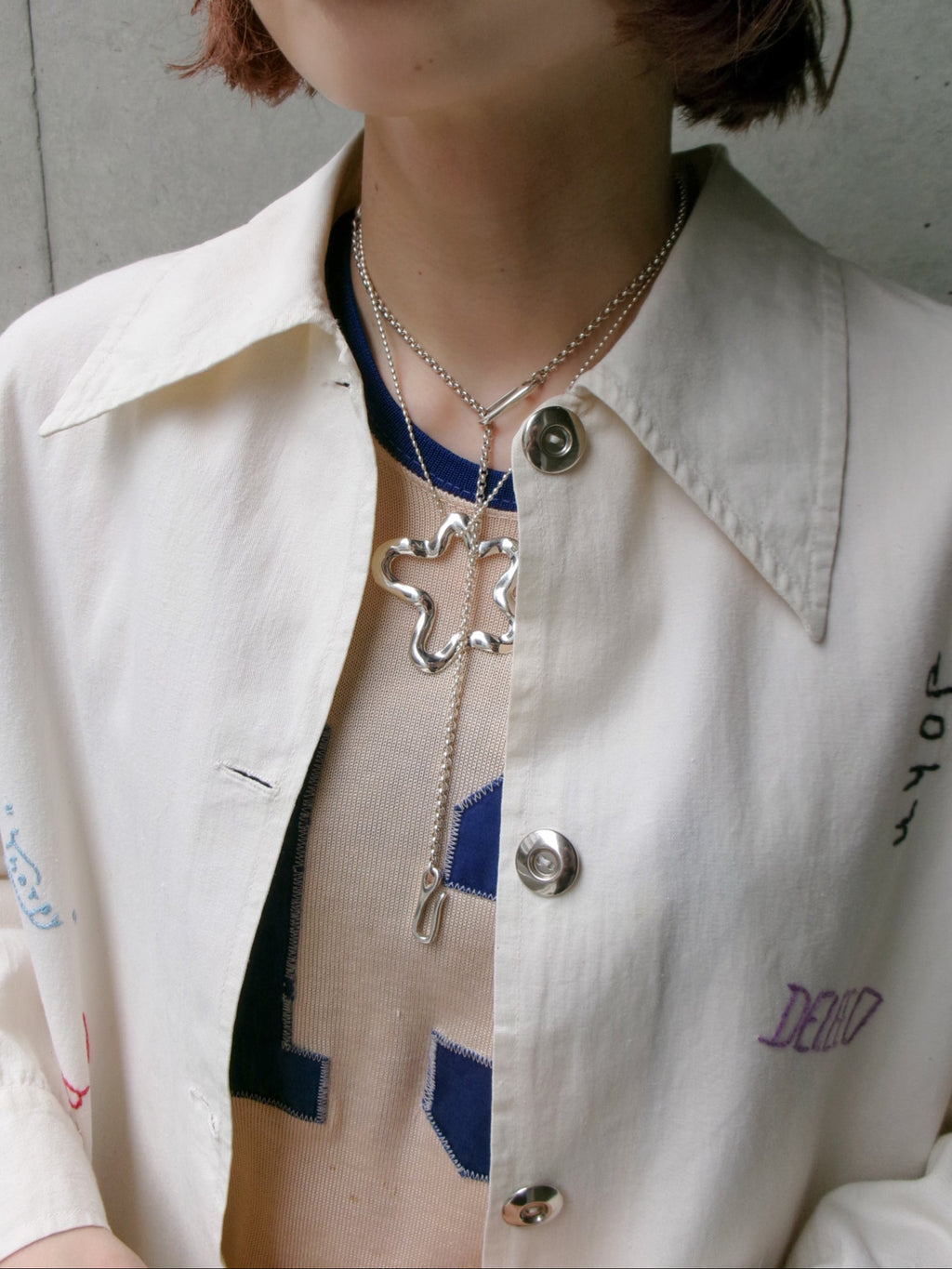 40s signature embroidery jacket　