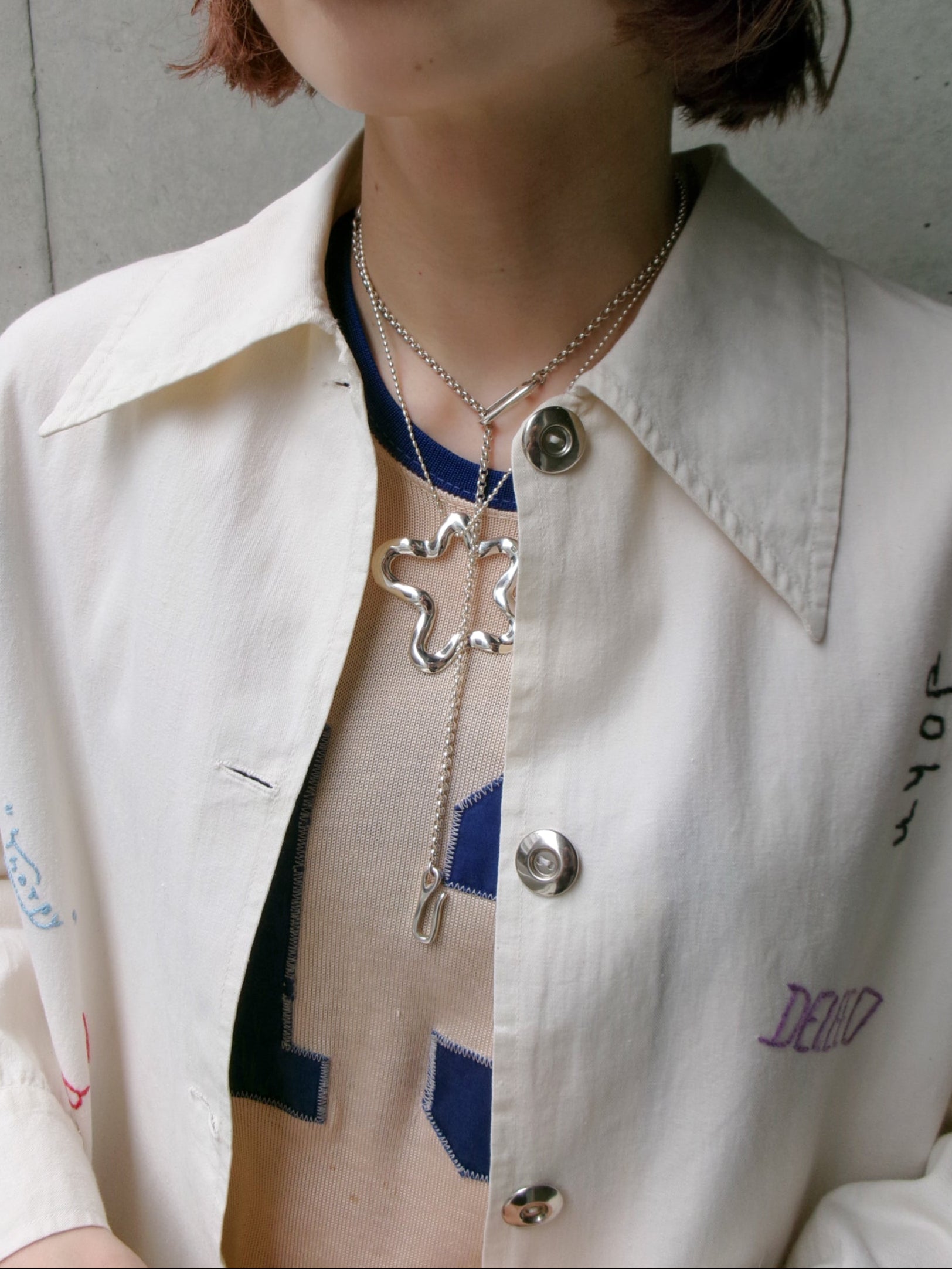 40s signature embroidery jacket　