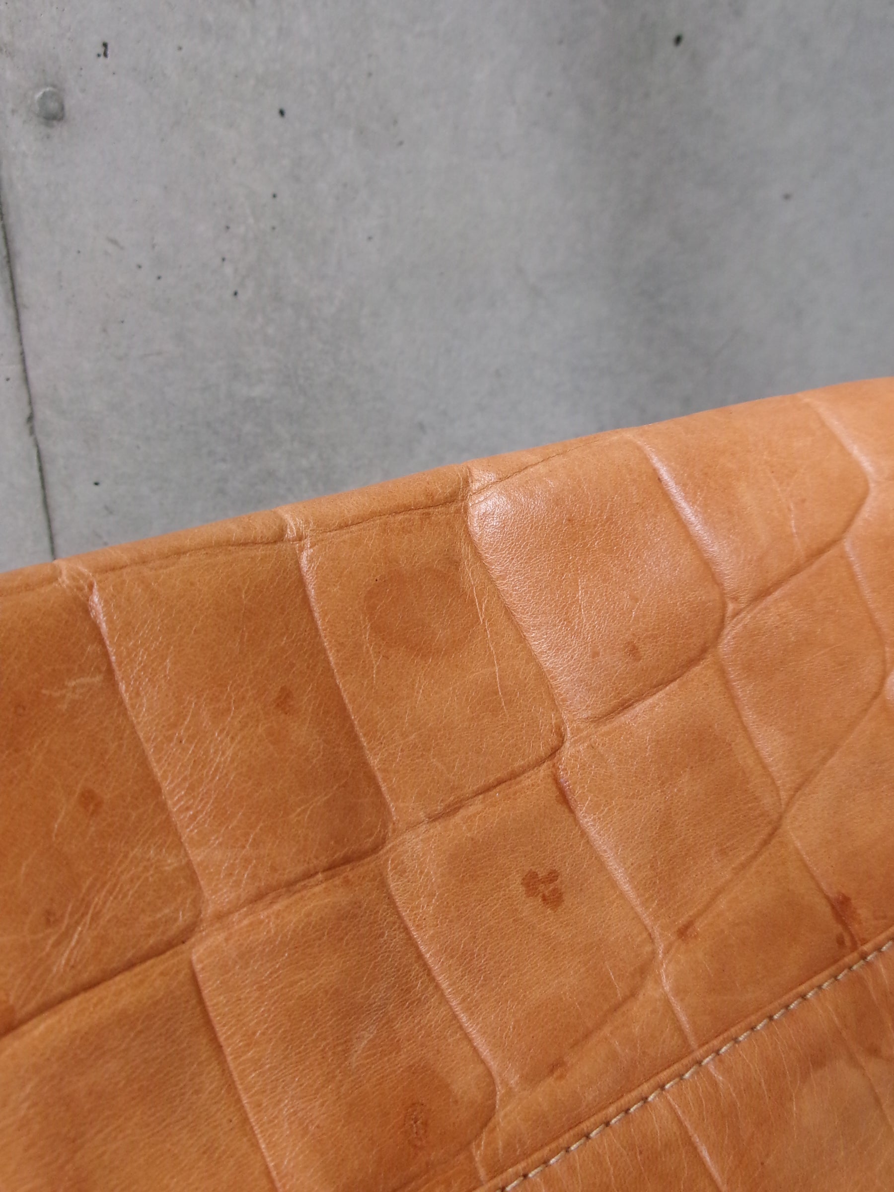 70s Italy made leather bag