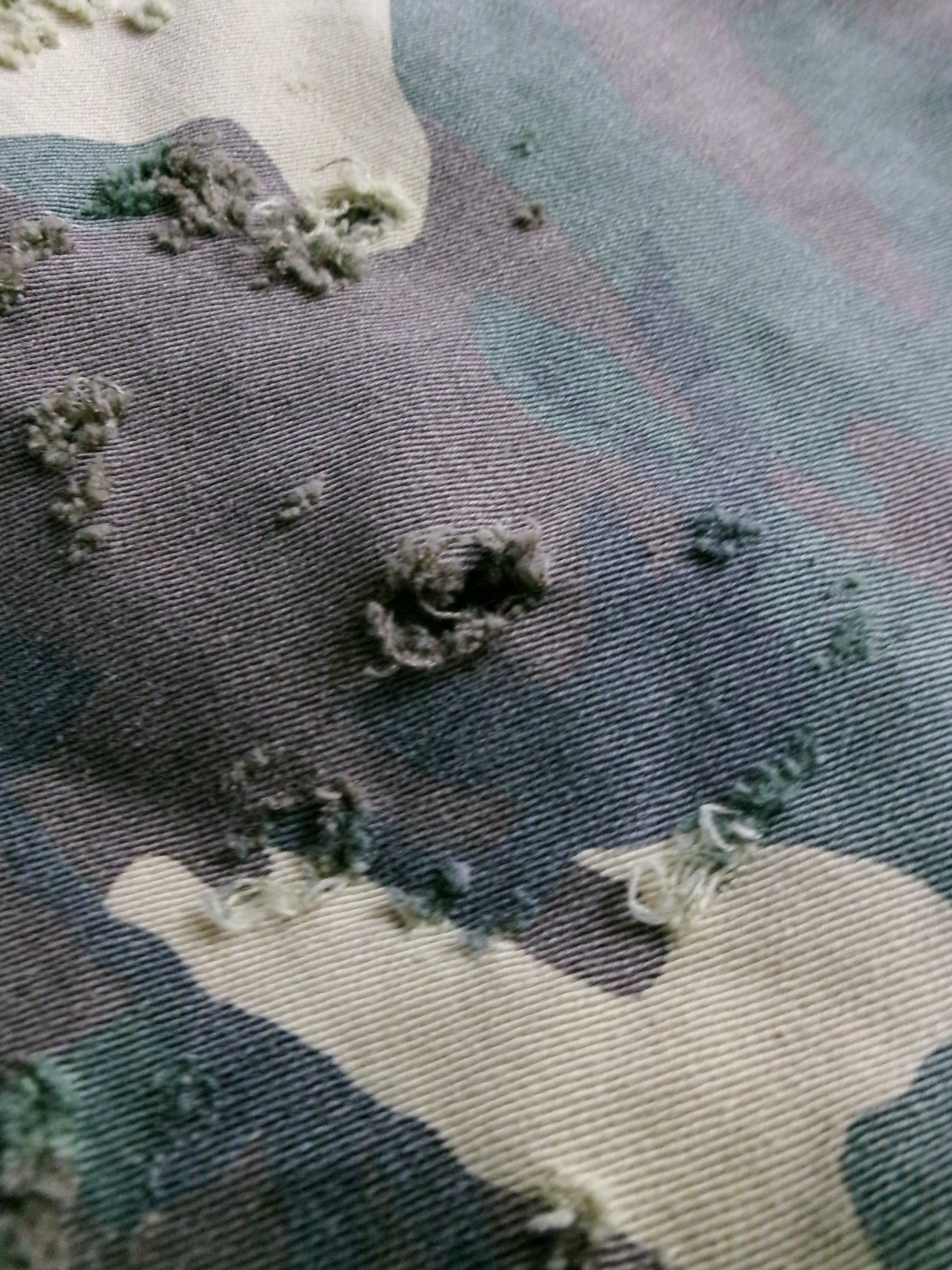 60s vietnam camouflage pattern military short pants
