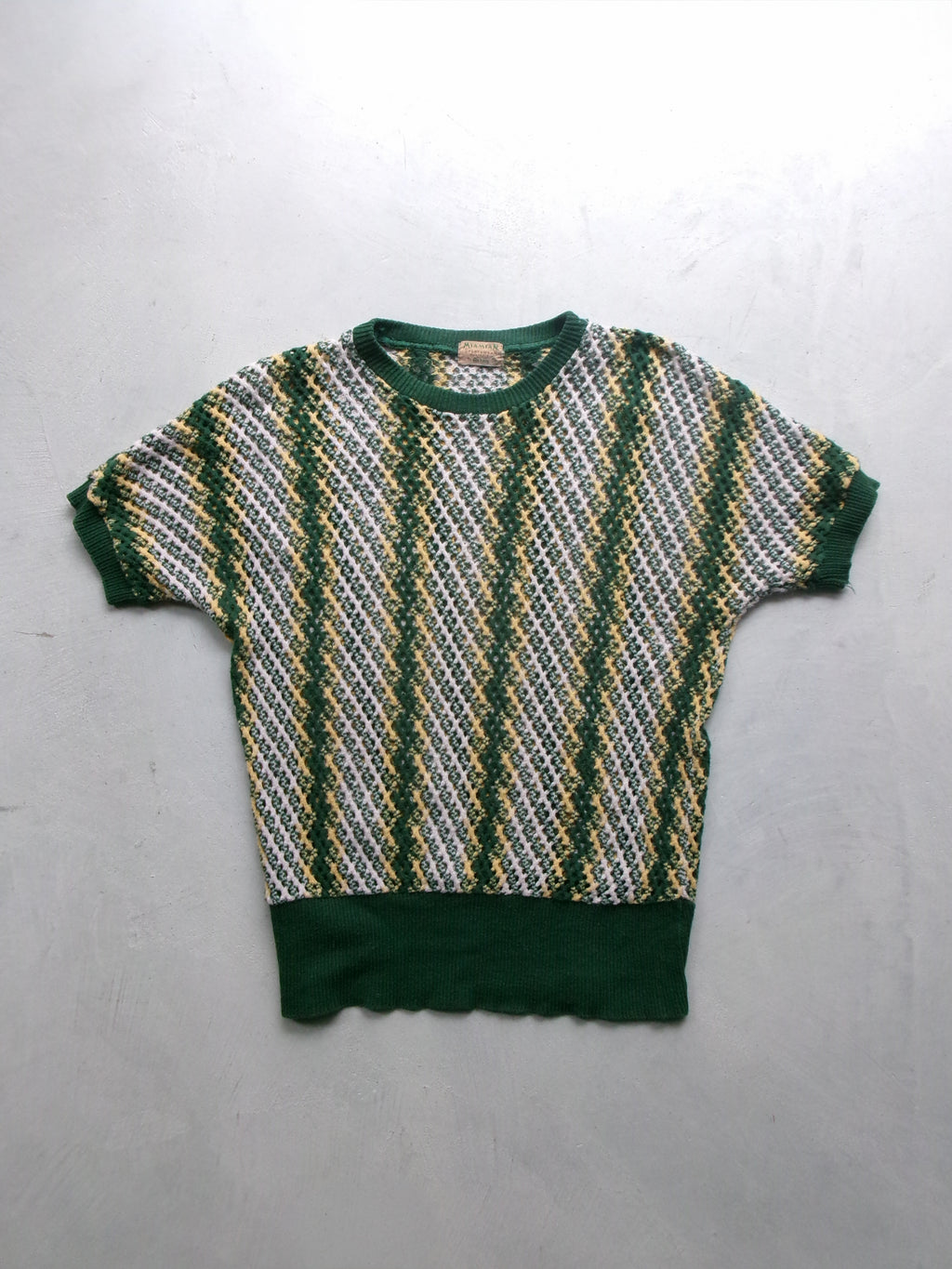 40s MIAMIAN summer  beach half sleeves knit