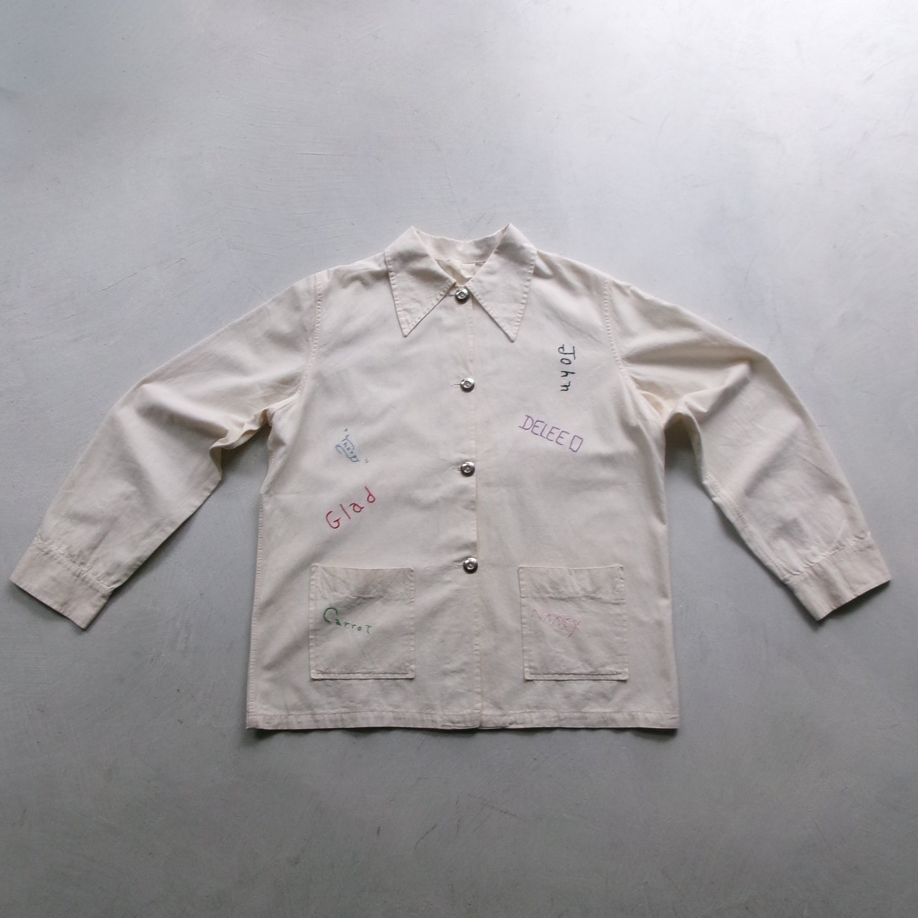 40s signature embroidery jacket　